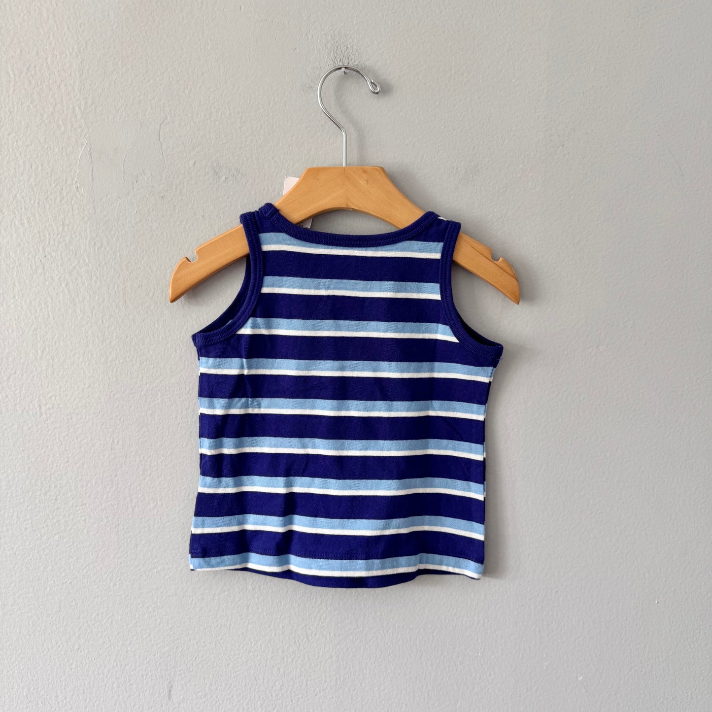 Gap / Blue stripe tank / 12-18M - New with tag
