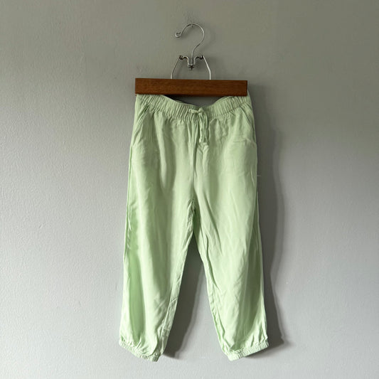 H&M / Light green viscose pants / 3-4Y