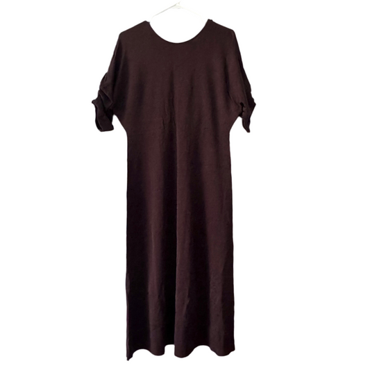 COS / Dark brown rayon/nylon dress / Women L