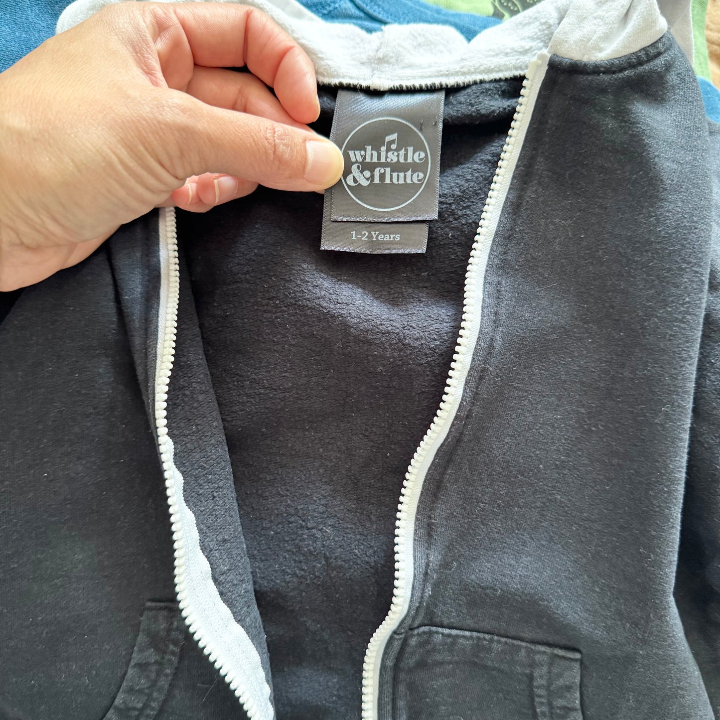 Whistle & Flute / Zip up hoodie / 1-2Y