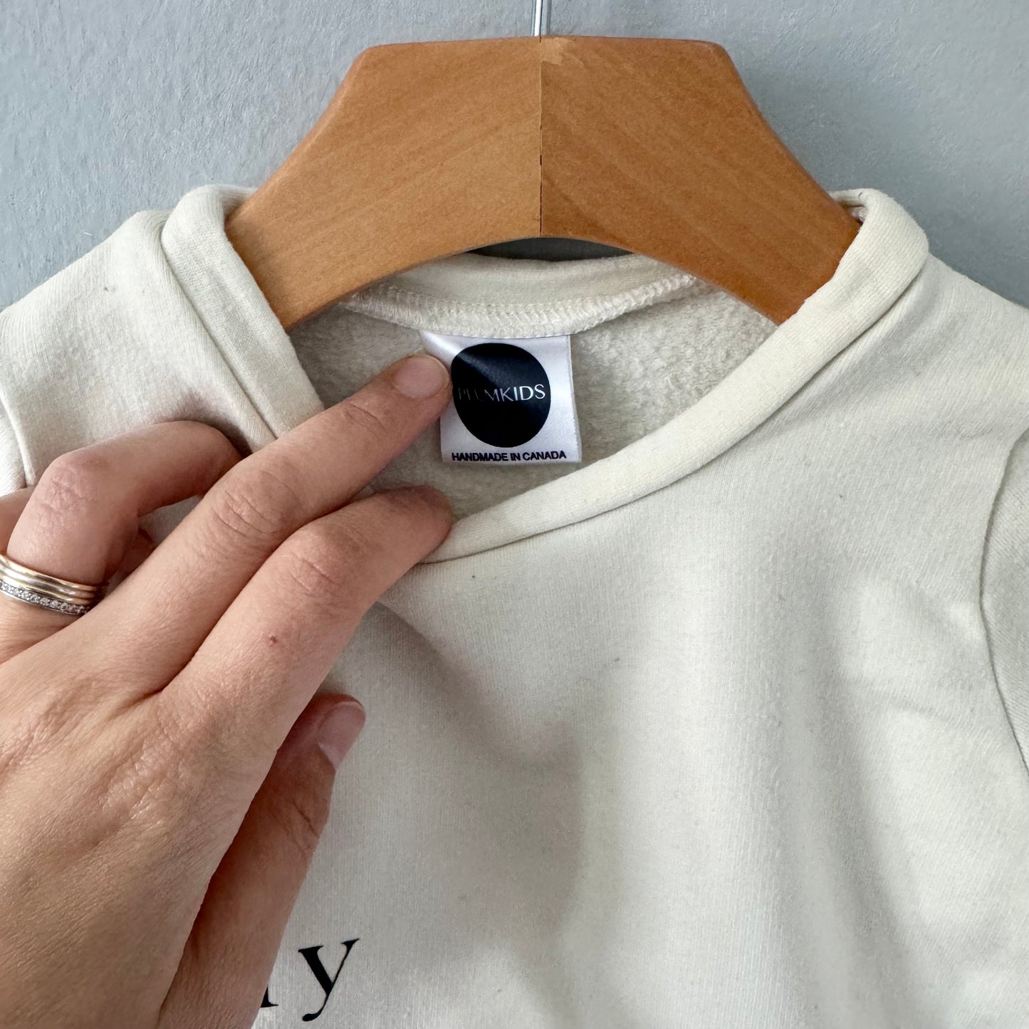 Plumkids / Tiny Human sweatshirt / 6-12M