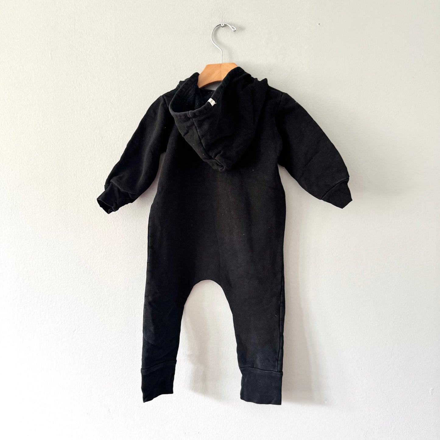 Mini Mioche / Black biker romper / 18-24M