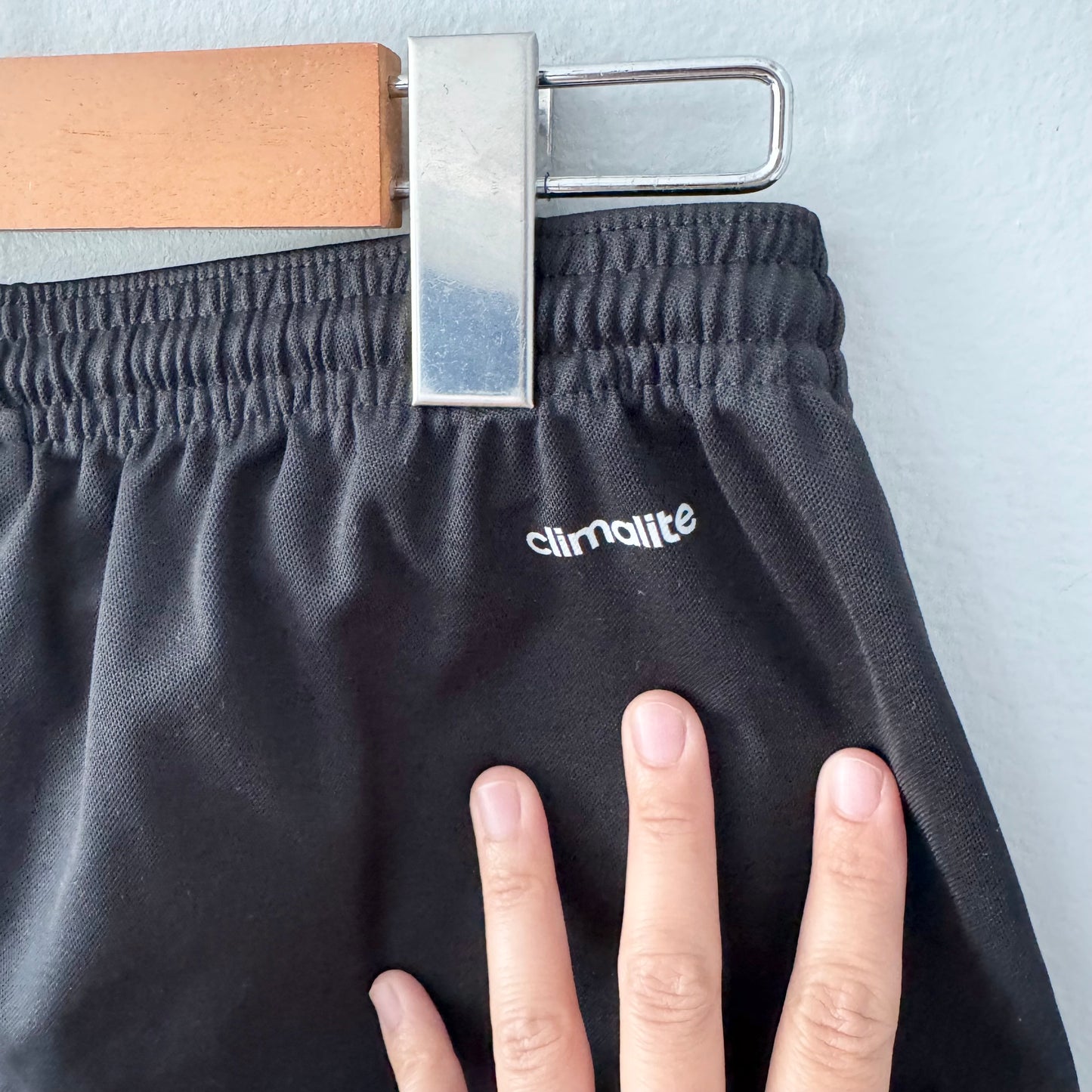 Adidas / Black Climalite active shorts / S(12-14Y)
