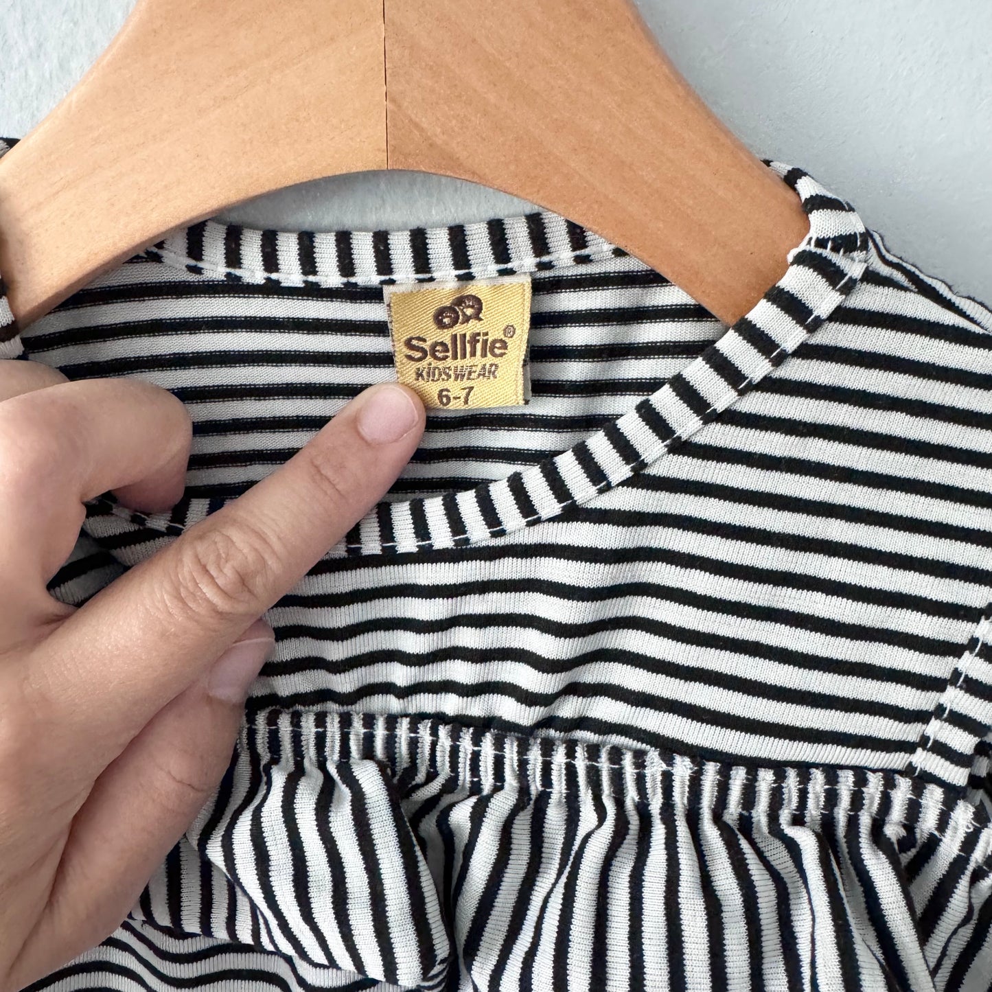 Selfie Kidswear / Stripe tank dress / 3Y