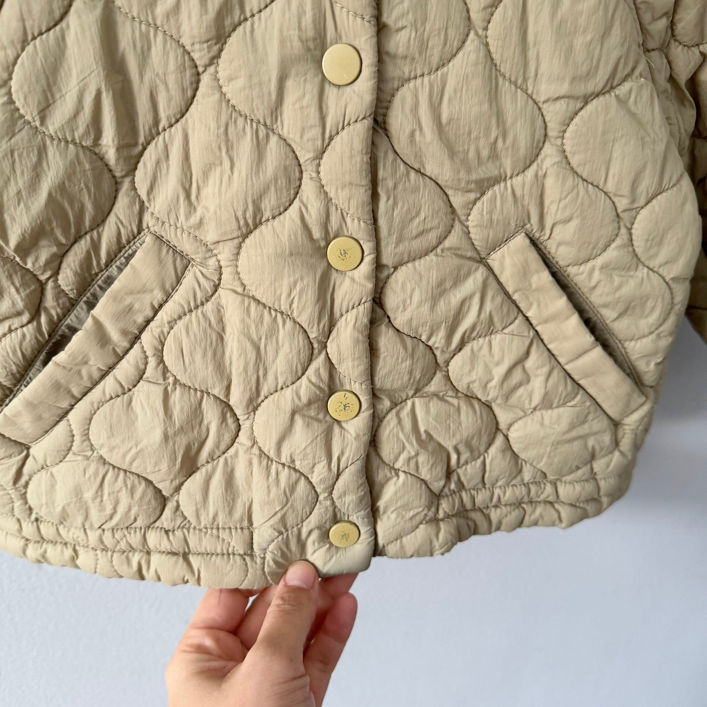 Zara / Beige padded jacket / 18-24M