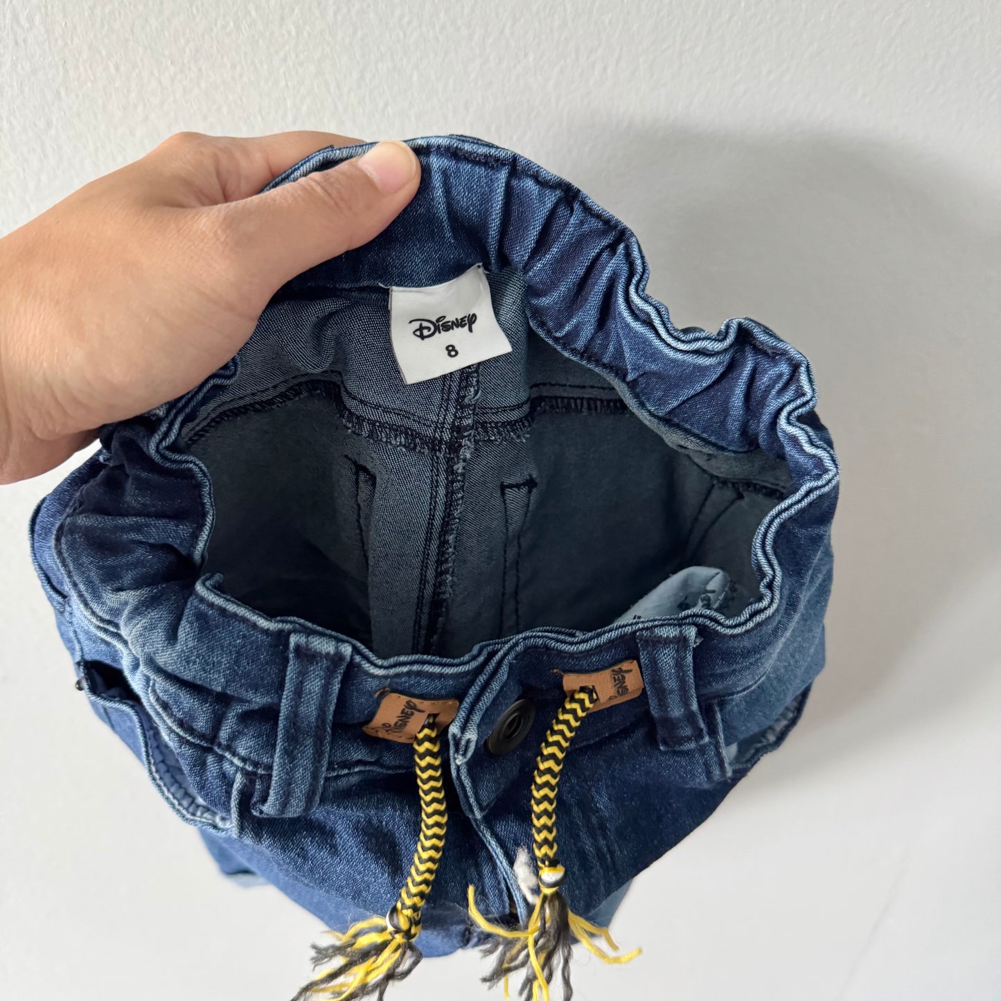 Disney / Denim Pluto half pants / 8Y