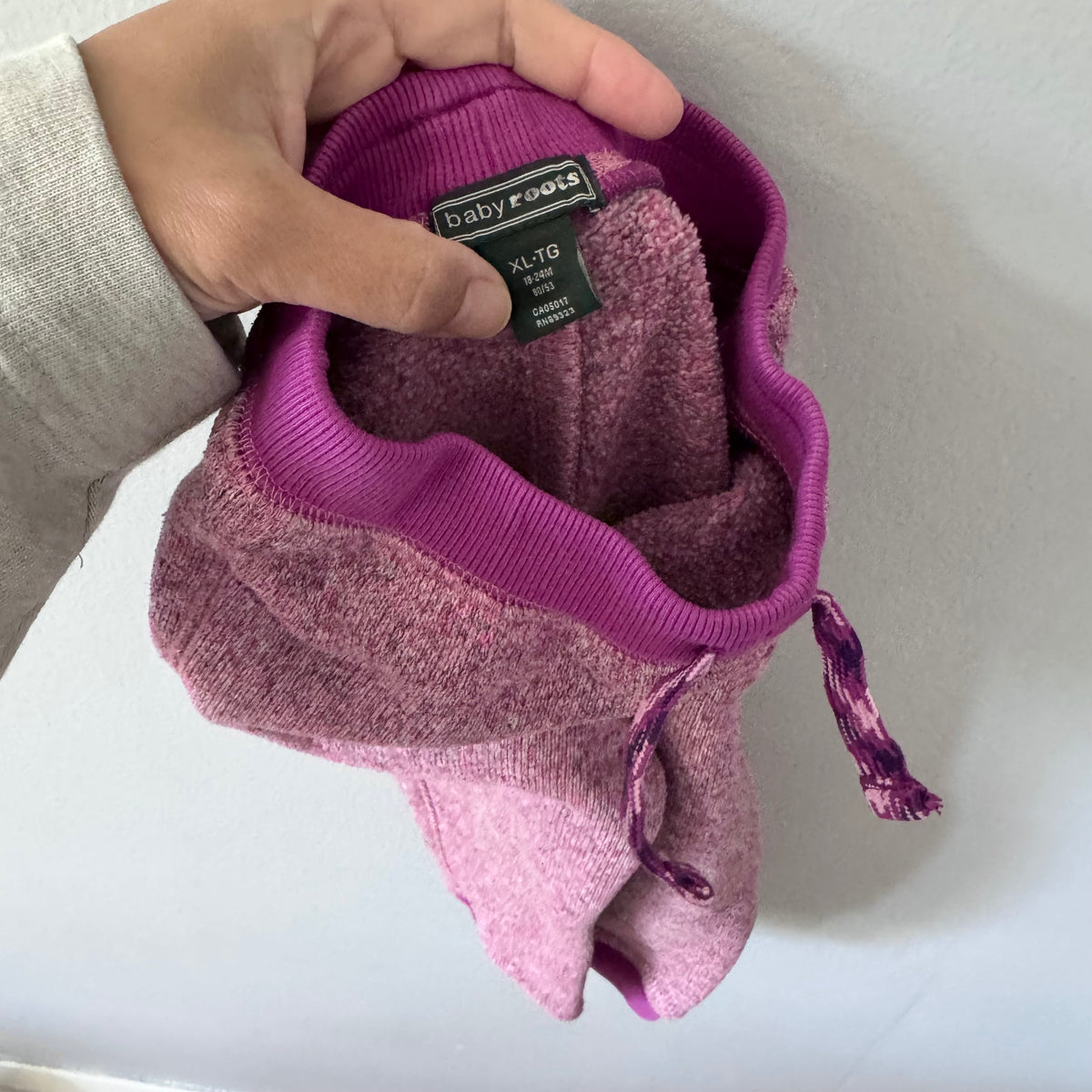 Roots / Pink salt and pepper pants / 18-24M