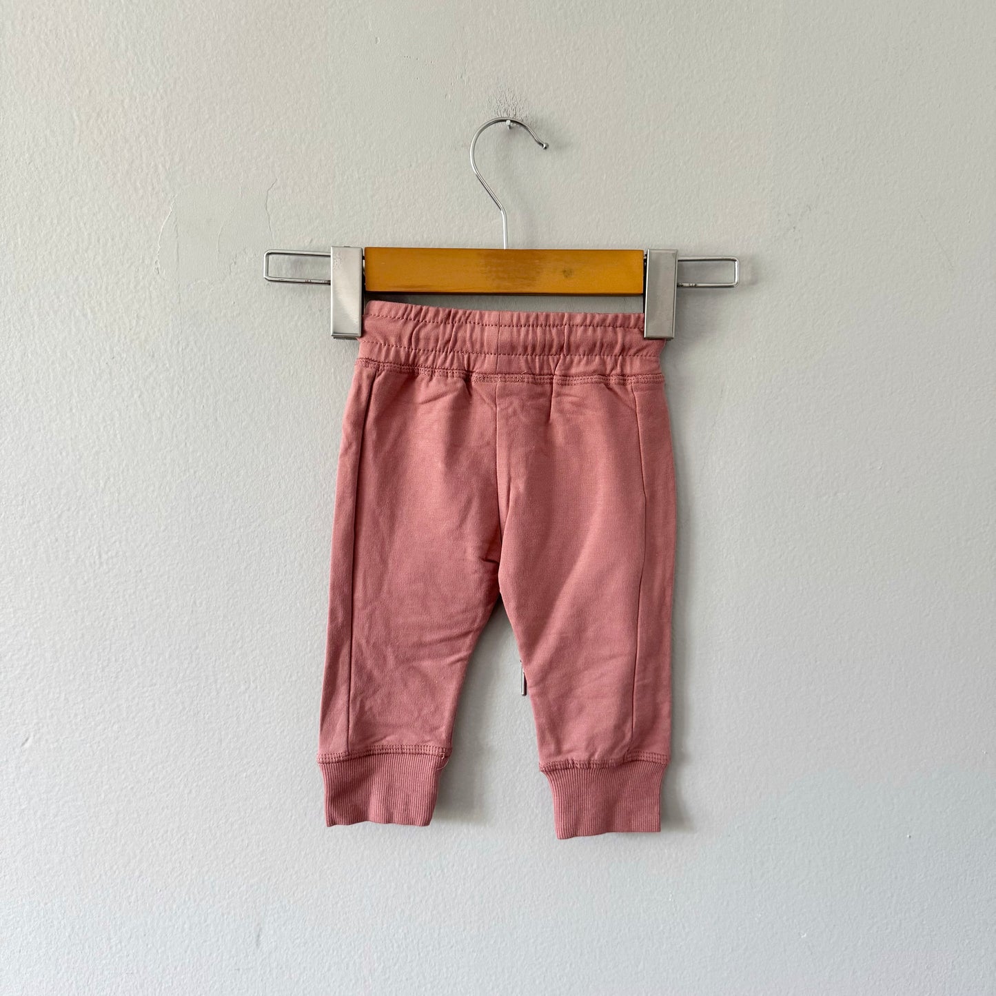 Whistle & Flute / Bamboo Drawstring Joggers - Porcini / 6-12M - New with bag
