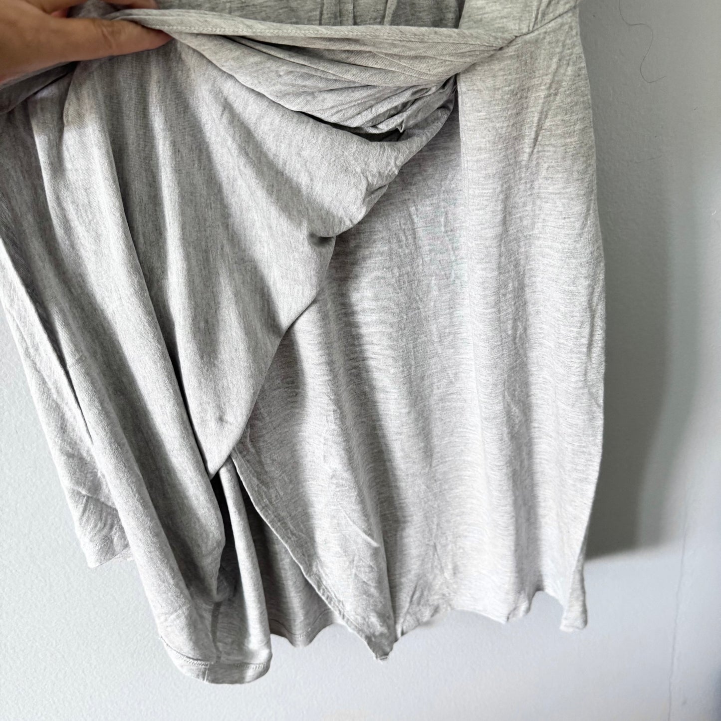 H&M / Light grey viscose dress / Women L