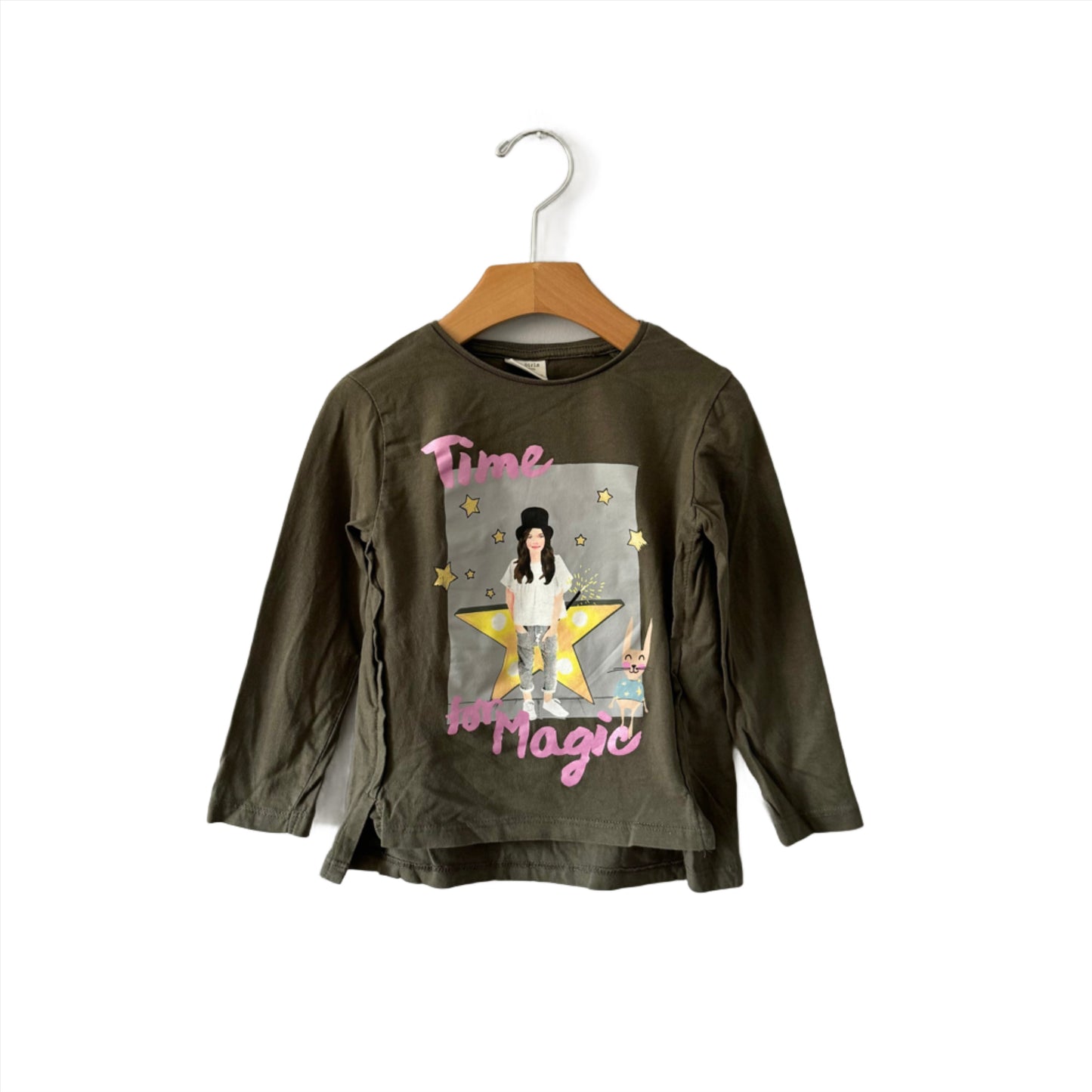 Zara / Time for Magic long sleeve T-shirt / 4Y