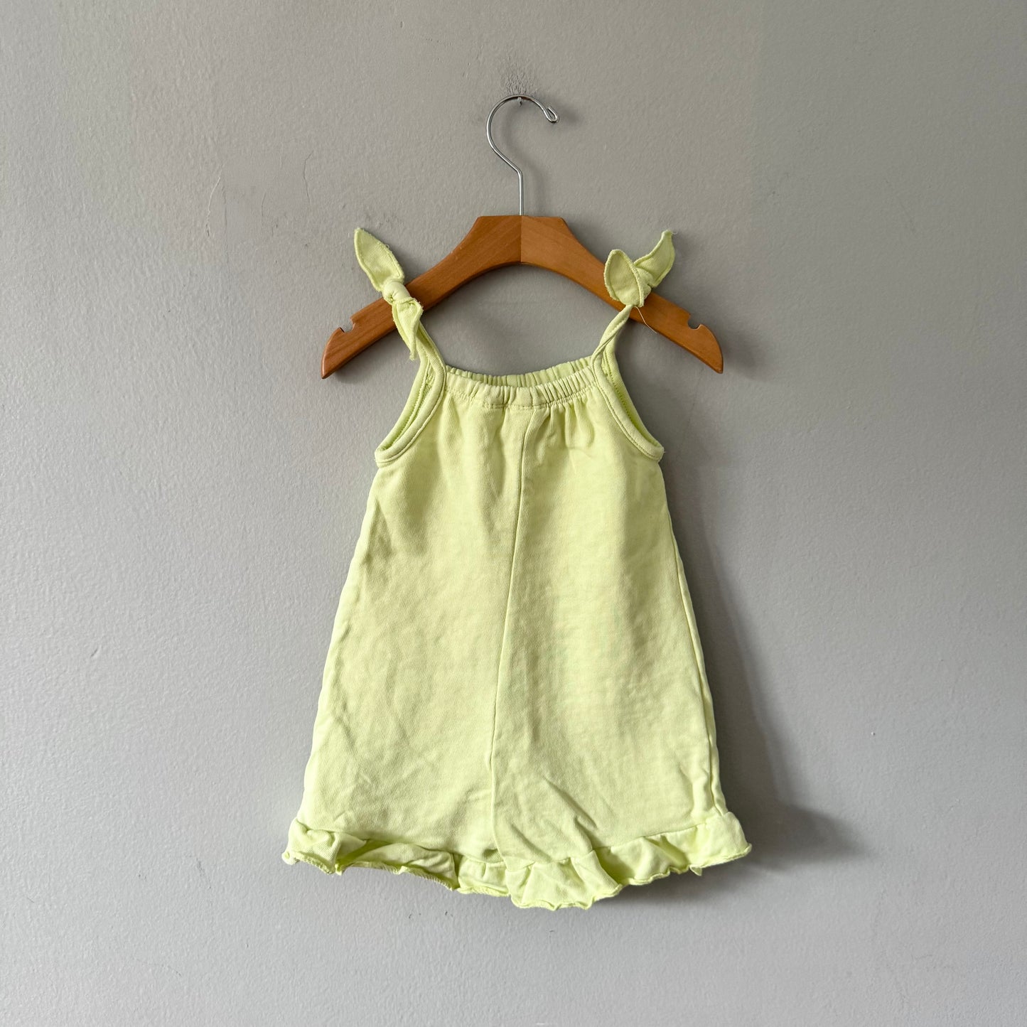 Zara / Light green cami romper / 18-24M