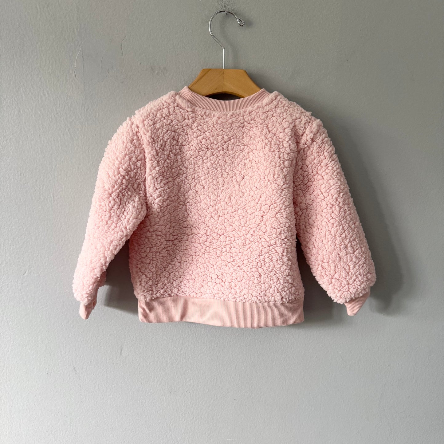 Disney / Minnie pink sherpa top / 3T