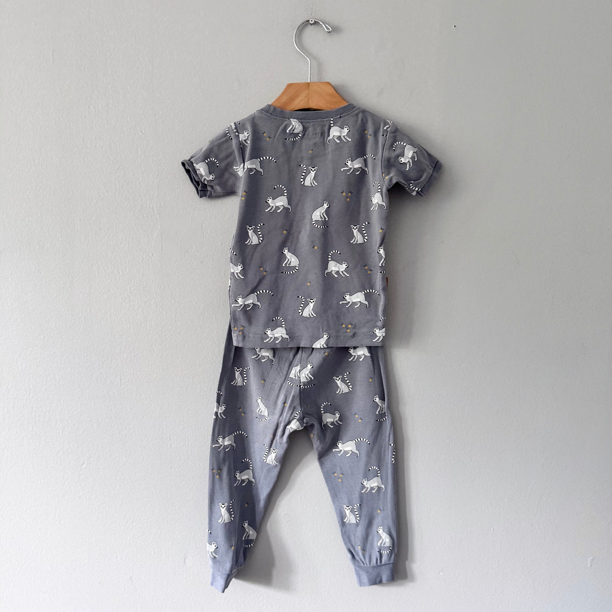 Petit lem / Grey pajama set / 24M