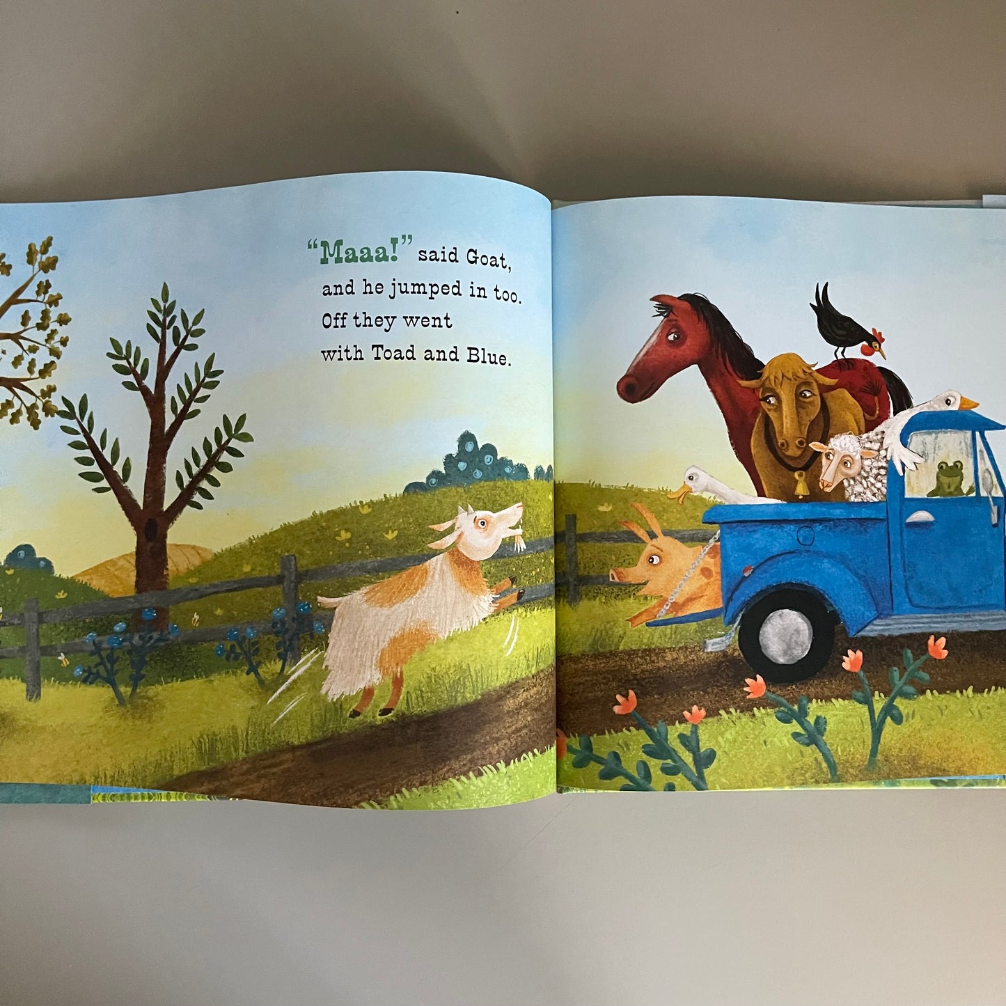 Little Blue Truck Makes a Friend / Alice Schertle