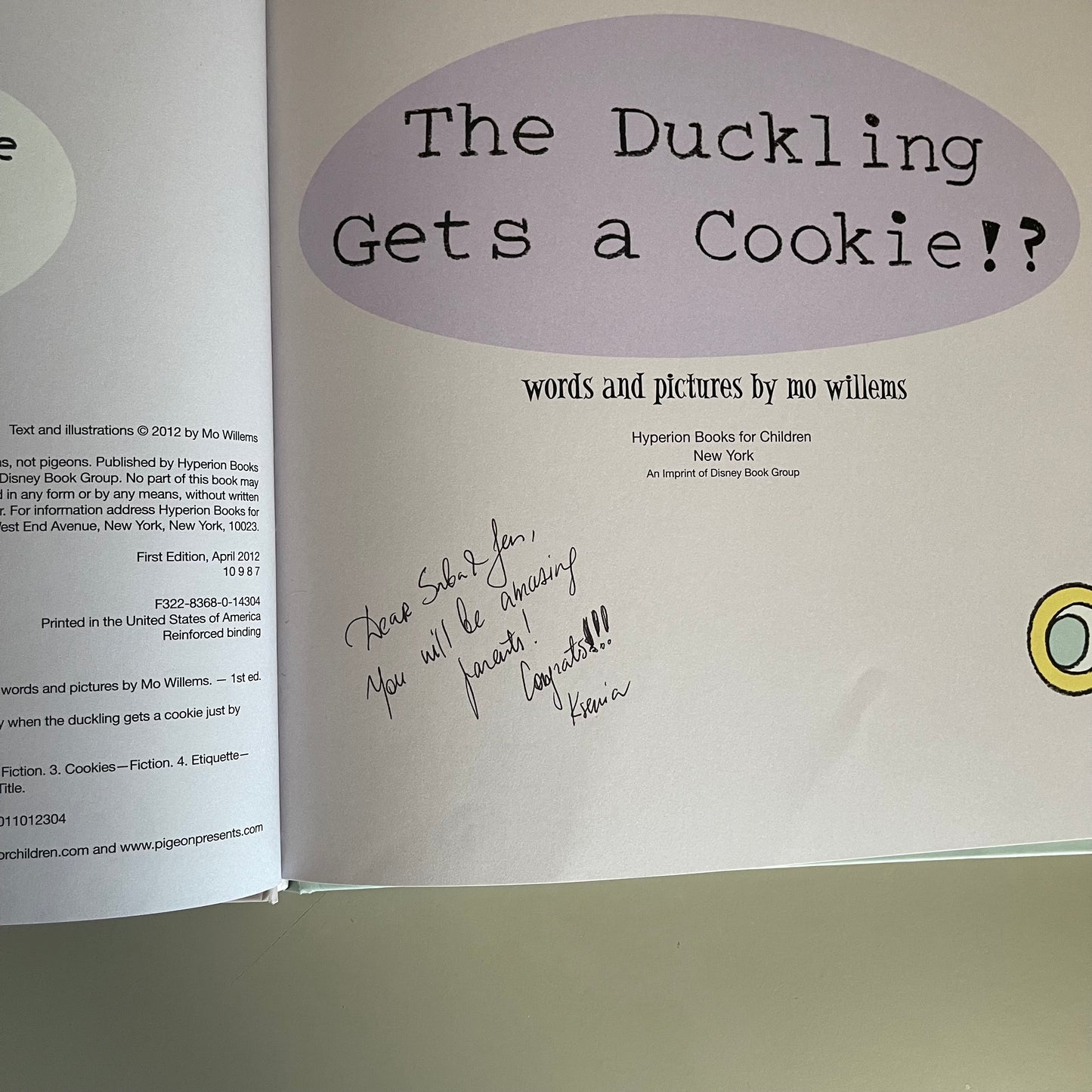 The Duckling Gets a Cookie!? / Mo Willems