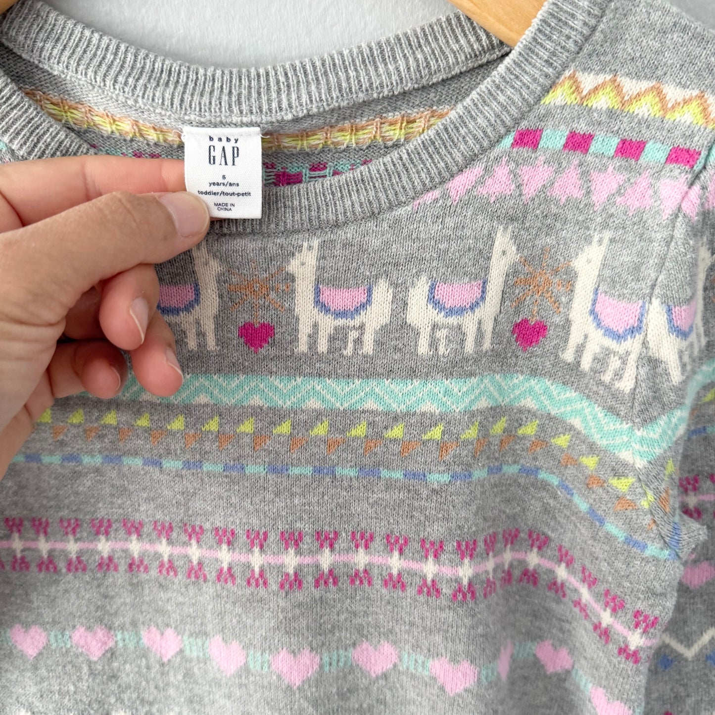 Gap / Light grey knit / tutu dress / 5Y