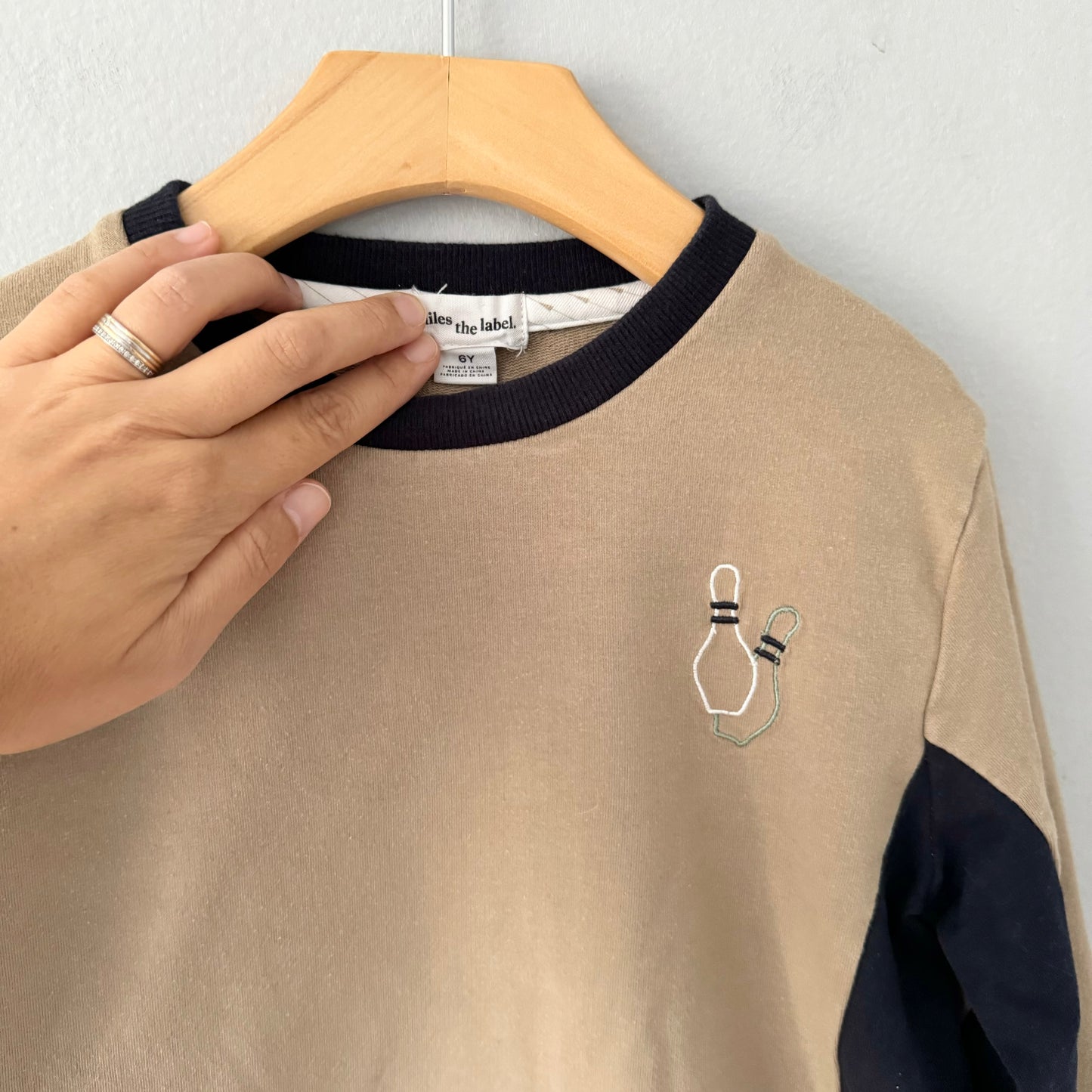 Miles the label / Brown sweatshirt / 6Y