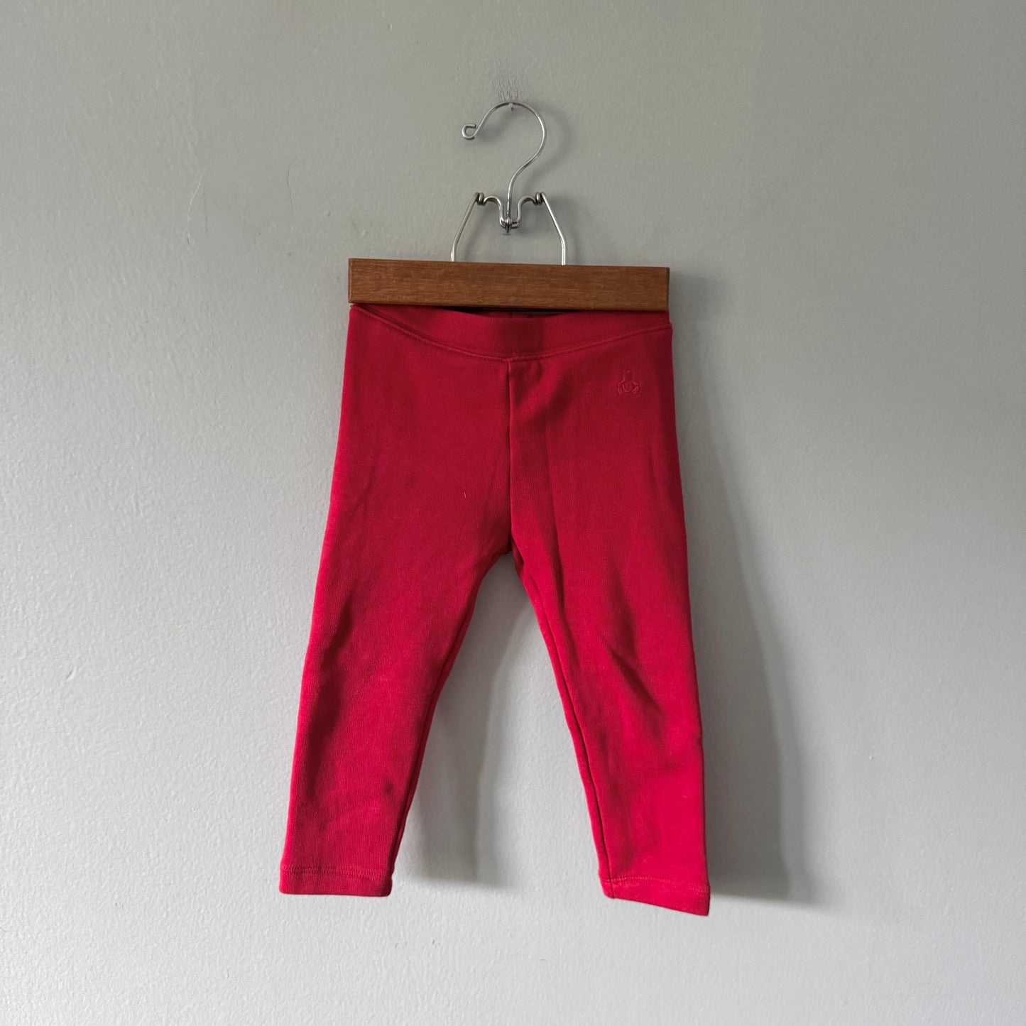 Gap / Red lined leggings / 2Y