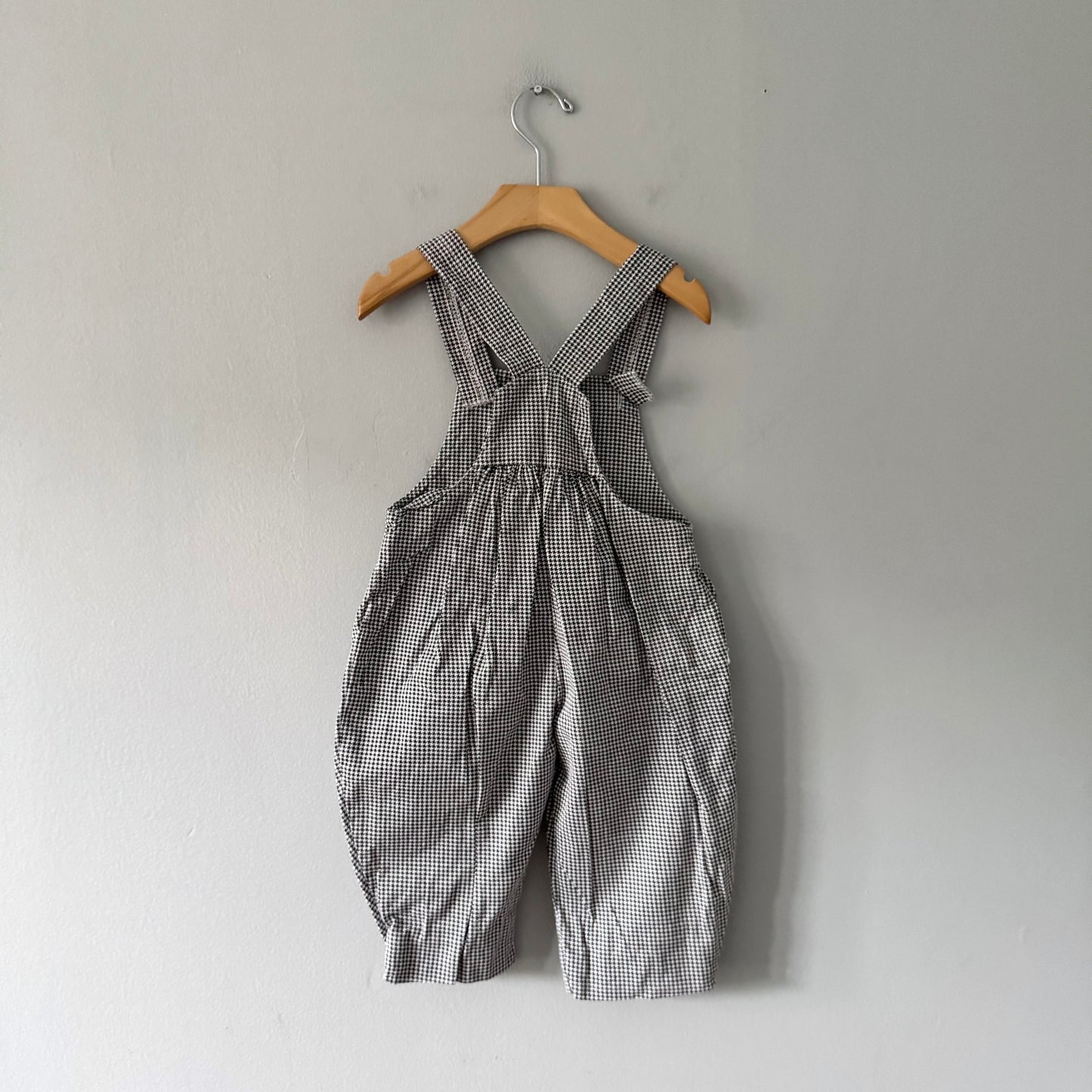 Vintage / Houndstooth overalls / 2Y
