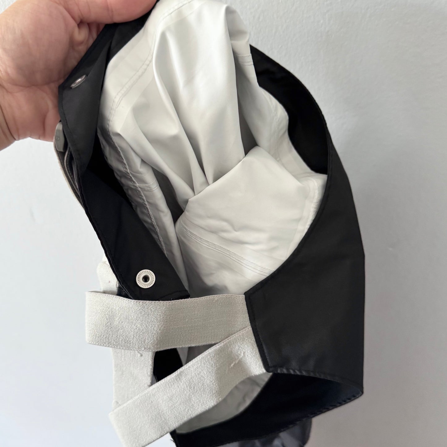 Mec / Black splash pants with strap / 6Y