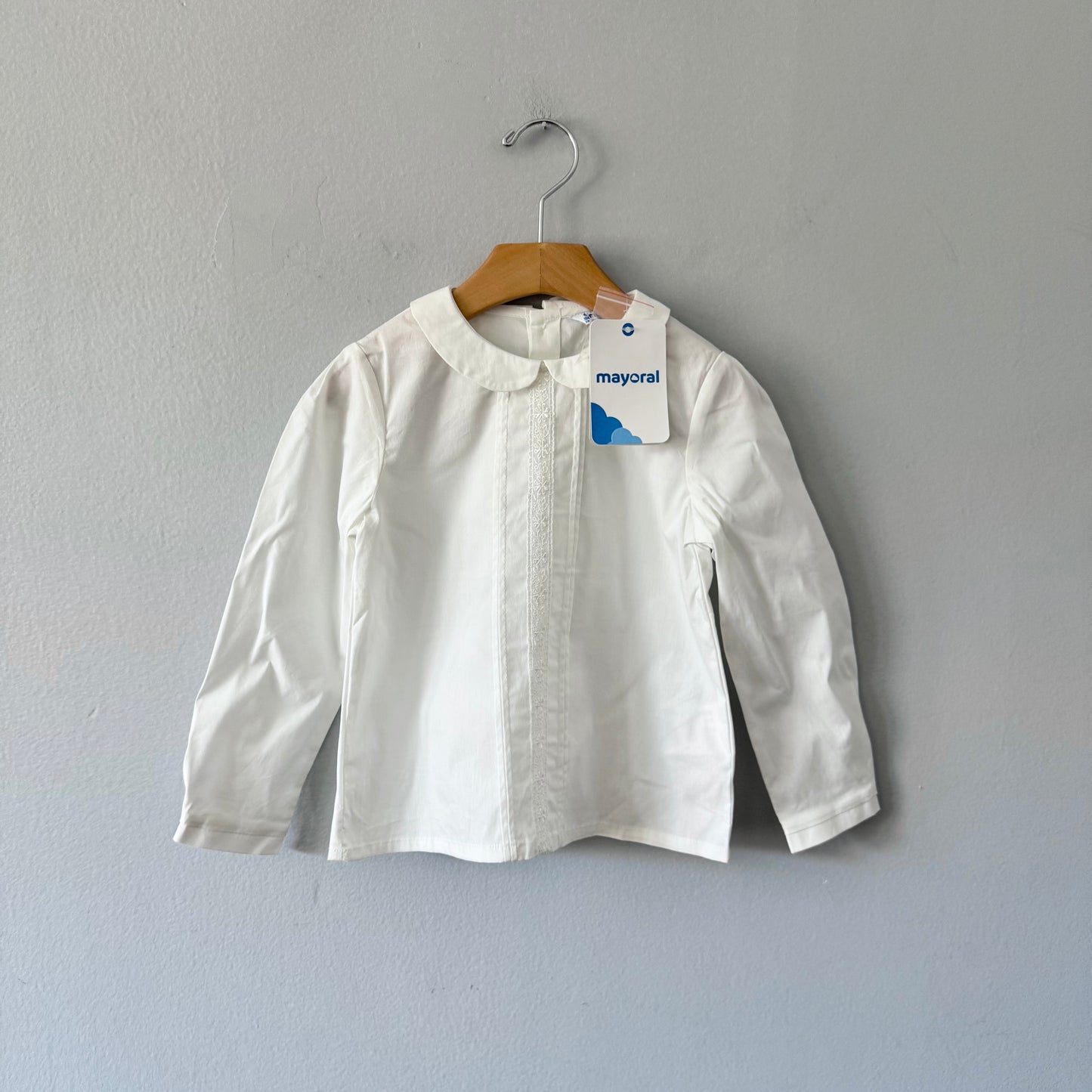 Mayoral / White collar blouse / 4Y - New with tag
