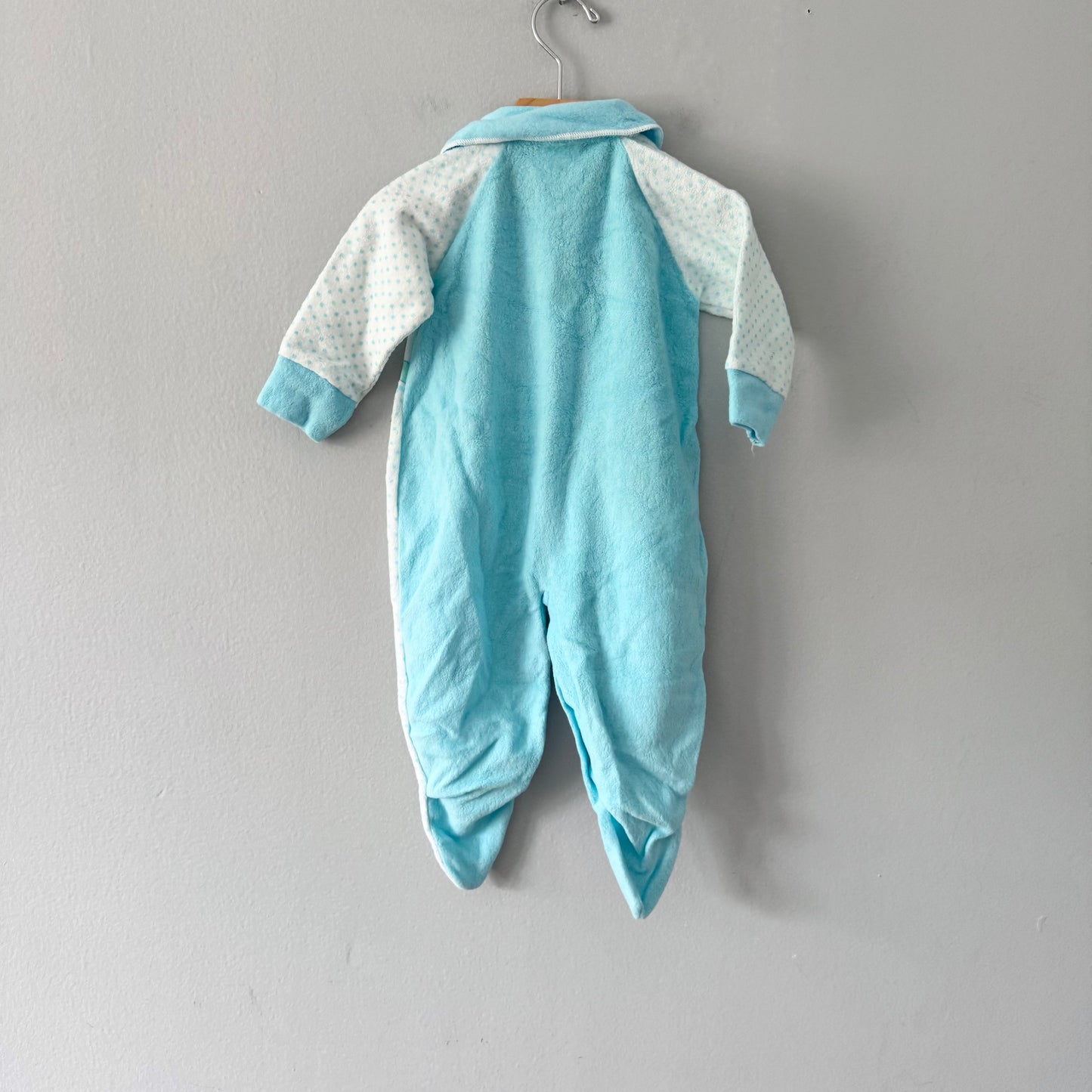 Vintage / Eaton fleece romper / 20lbs