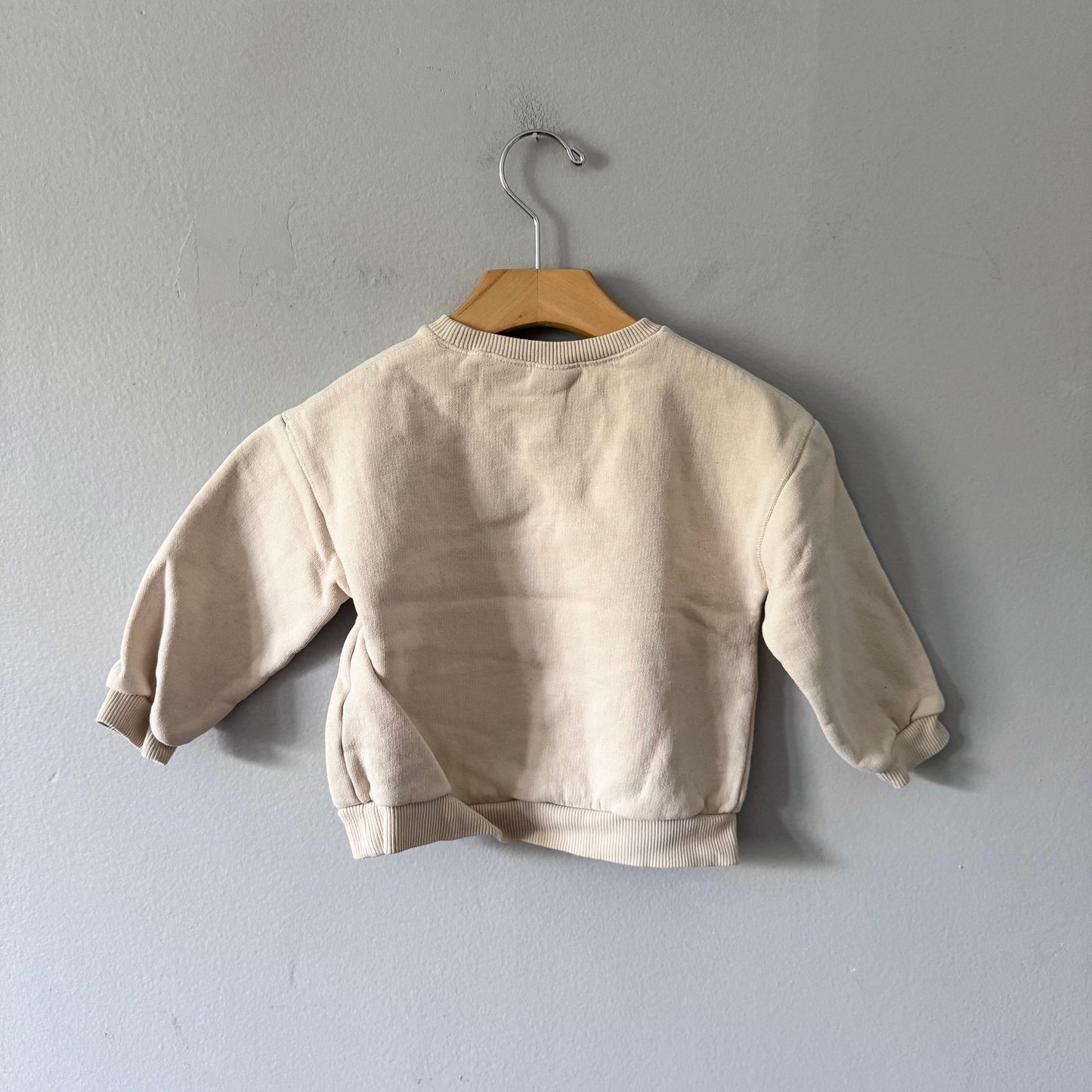 Zara / lucky brown bear' crewneck / 18-24M