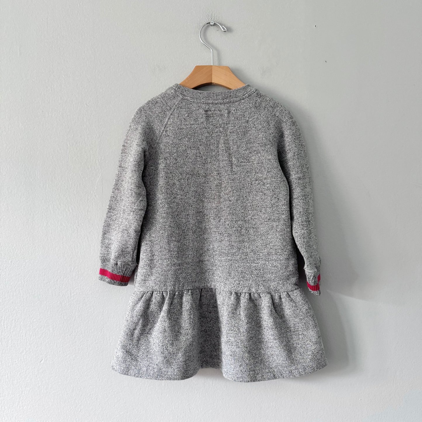 Roots / Salt and pepper crew dress / 3T