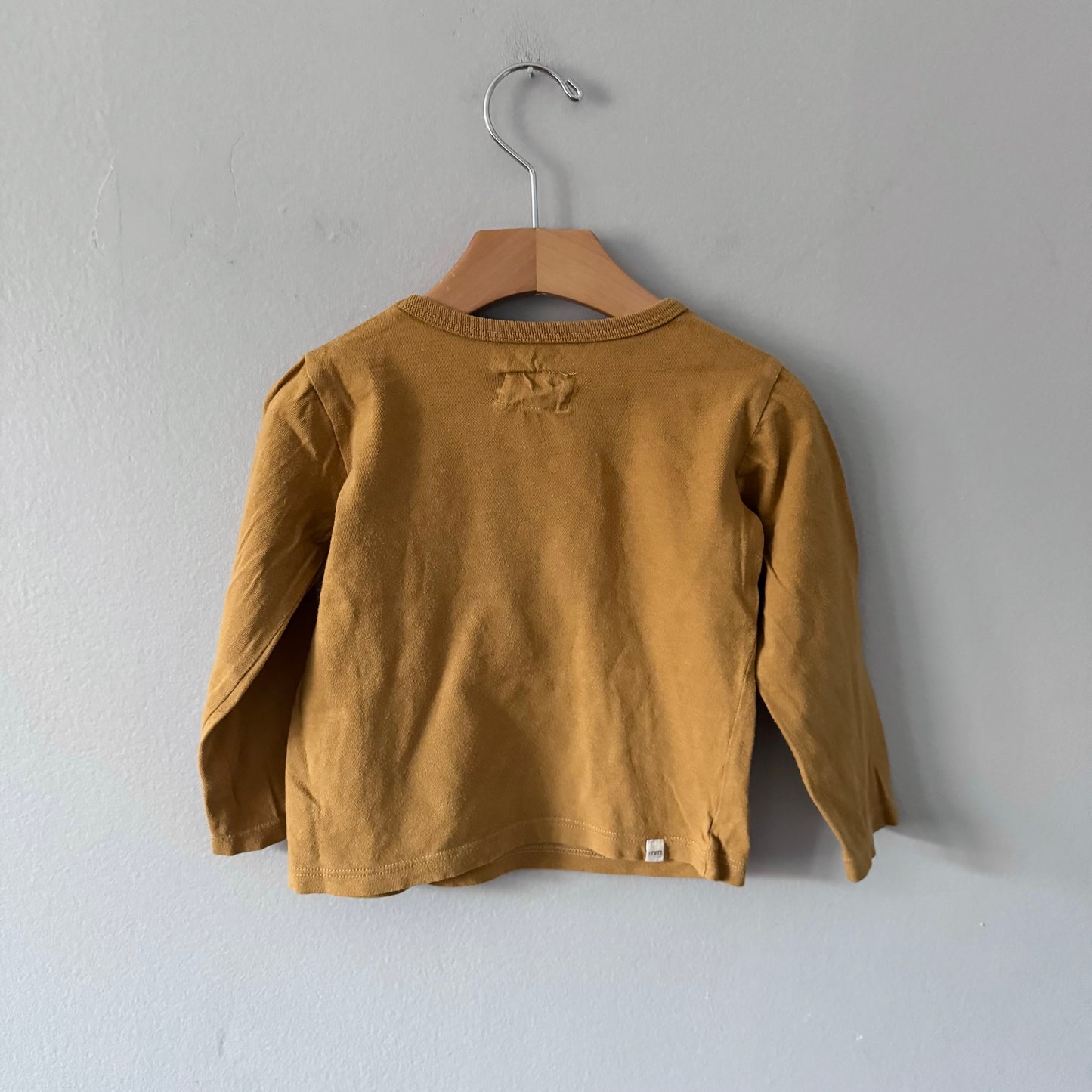 Mini mioche / Human Kind yellow long sleeve / 1-2Y