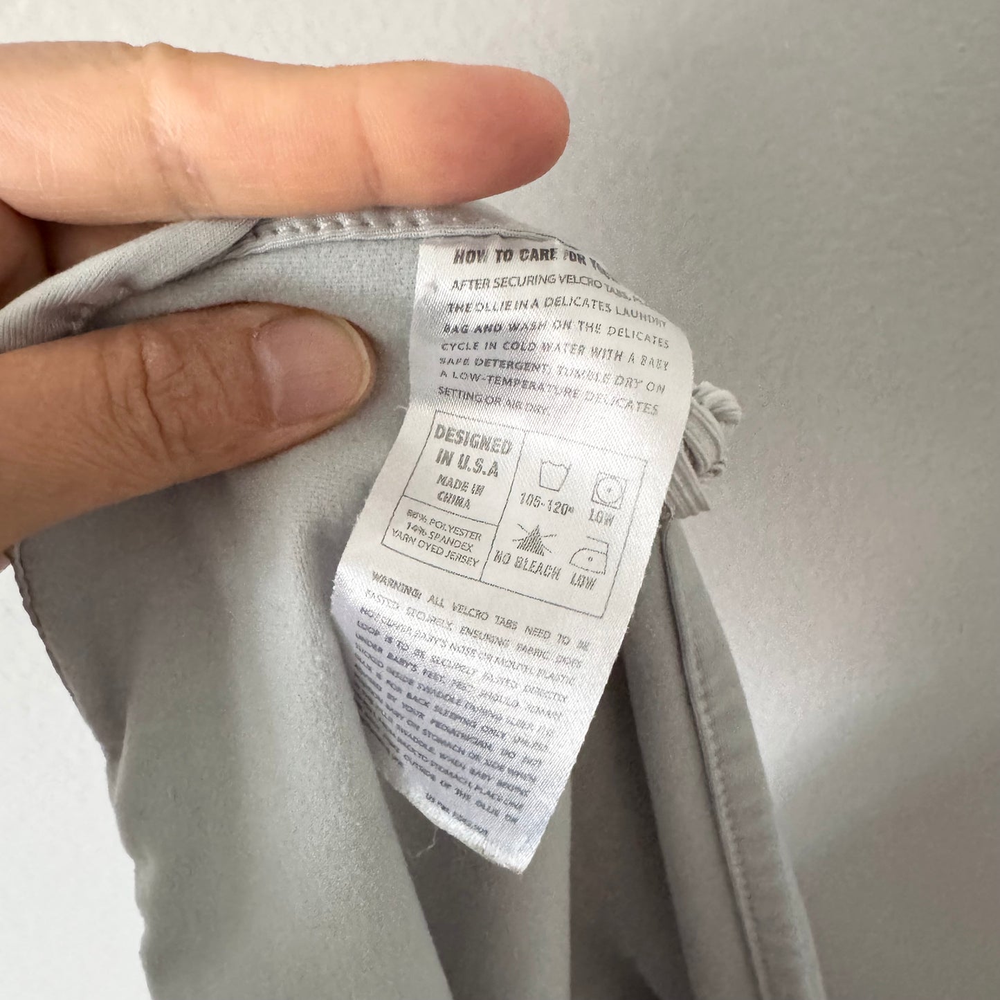 The Ollie Swaddle / Light grey swaddle