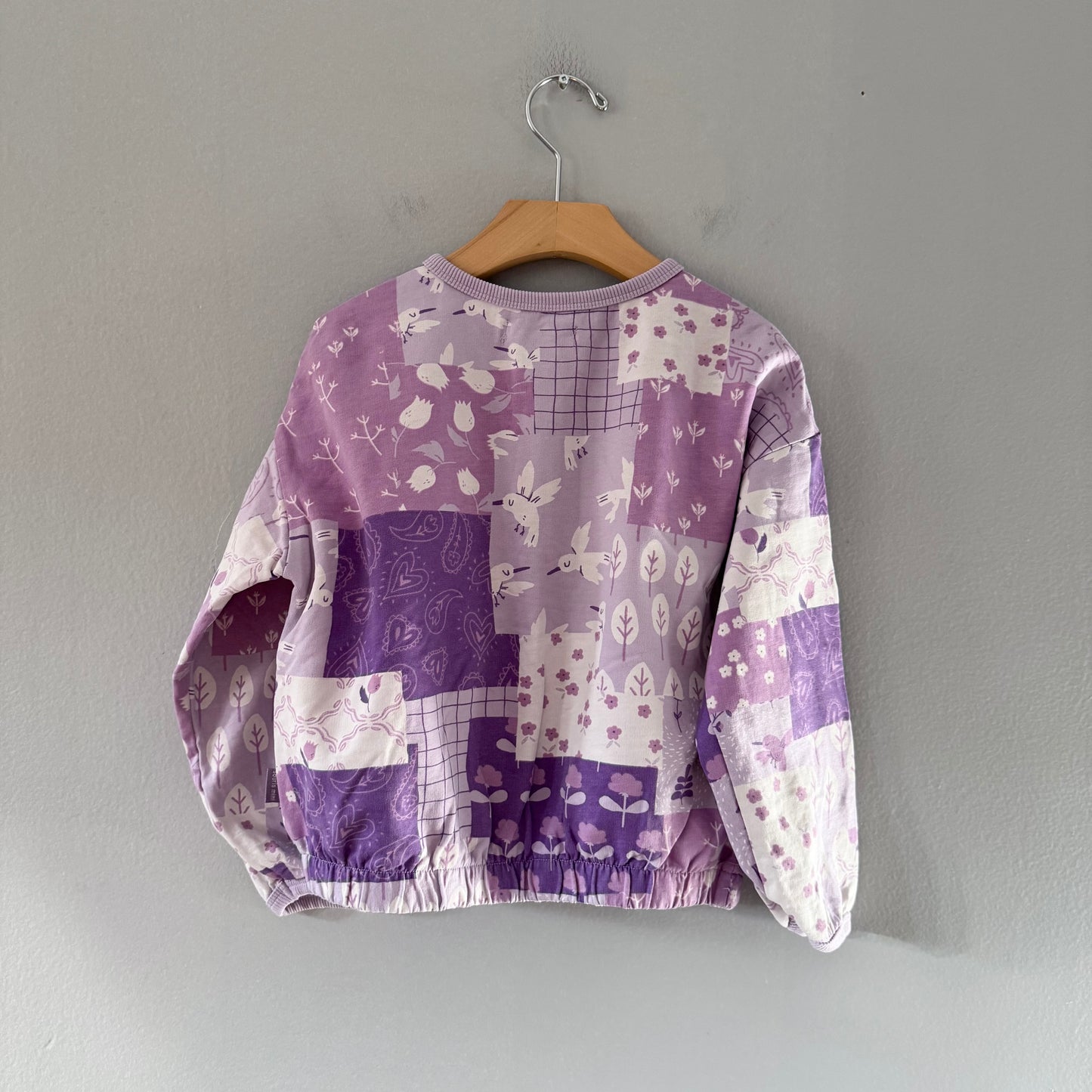 Souris mini / Purple crew zip up / 5Y