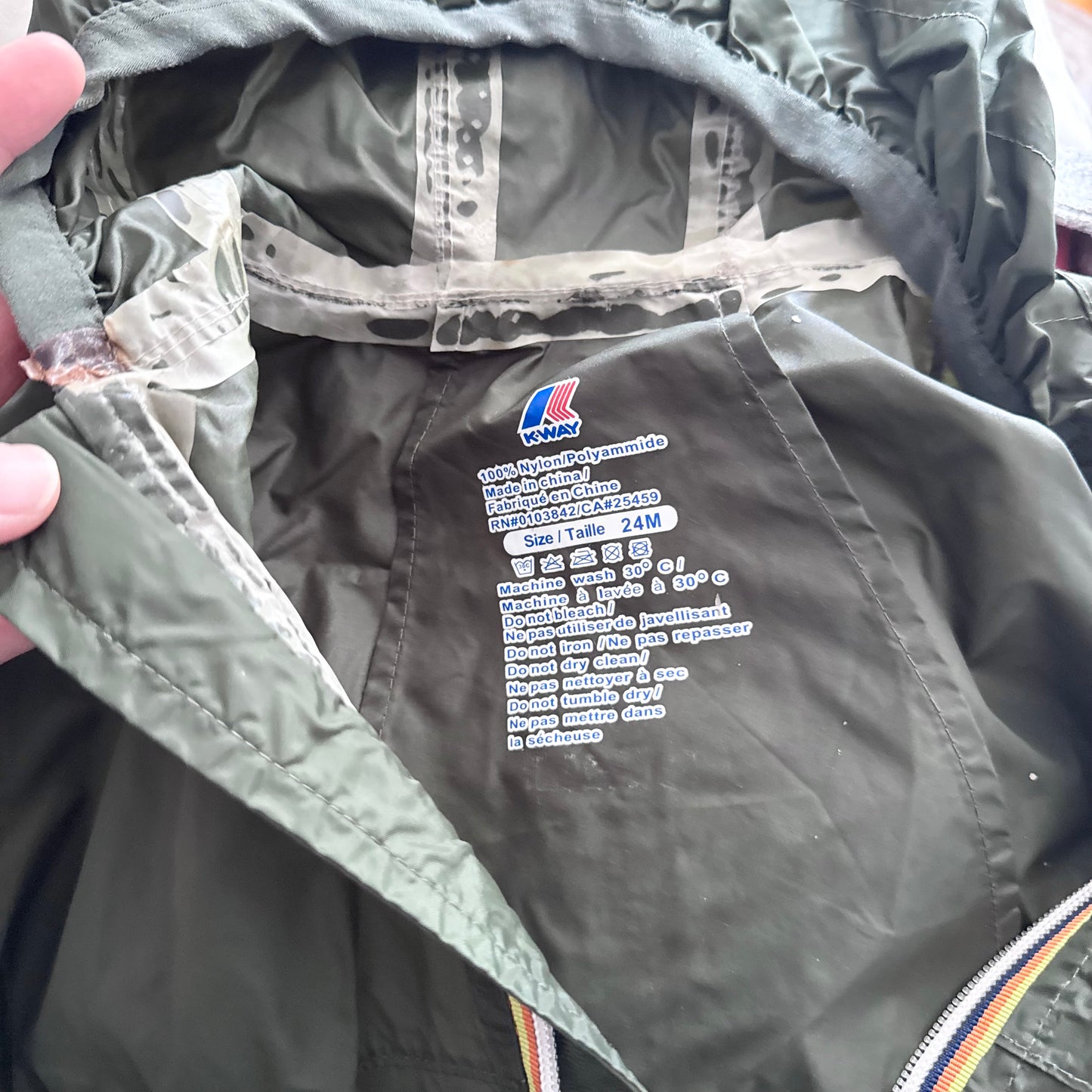 K-Way / Khaki windbreaker / 24M