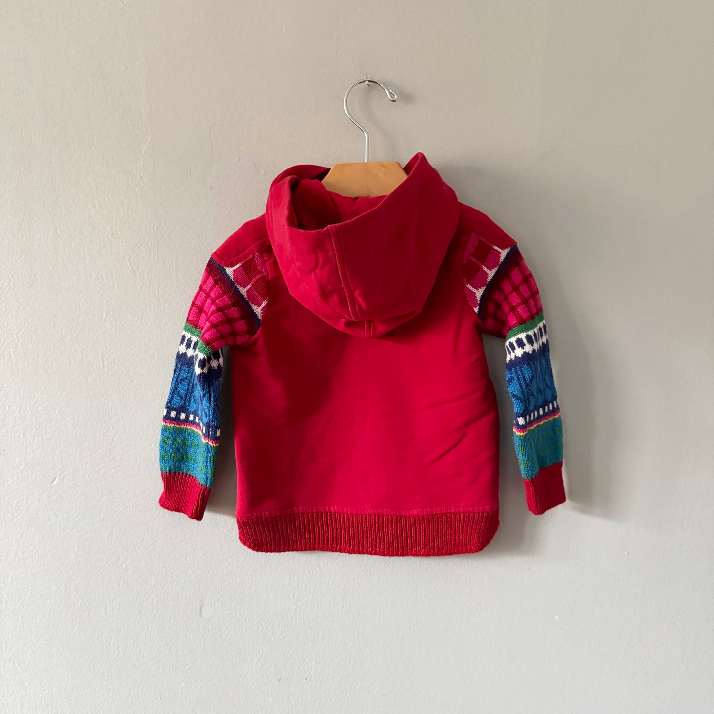 Kenzo / Red hoodie / 2Y