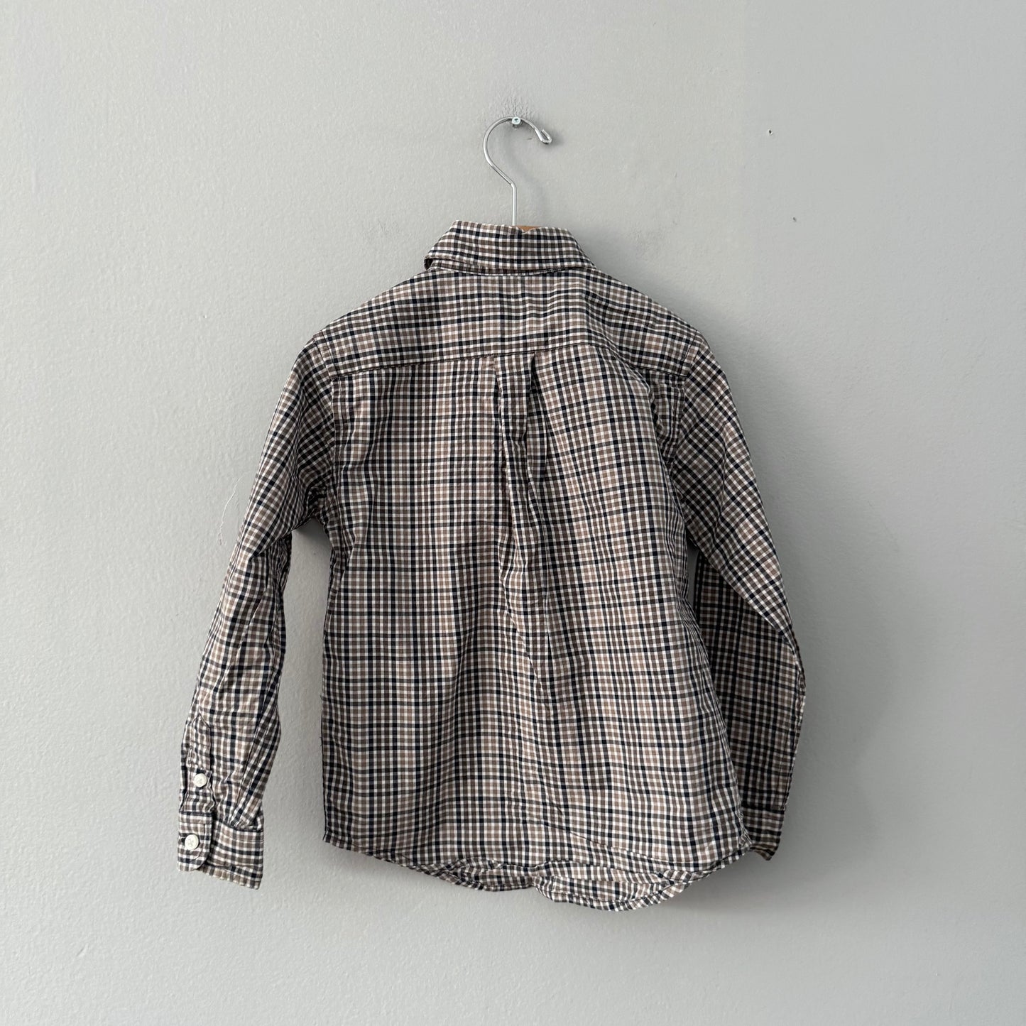 Janie & Jack / Checked cotton shirt / 5Y