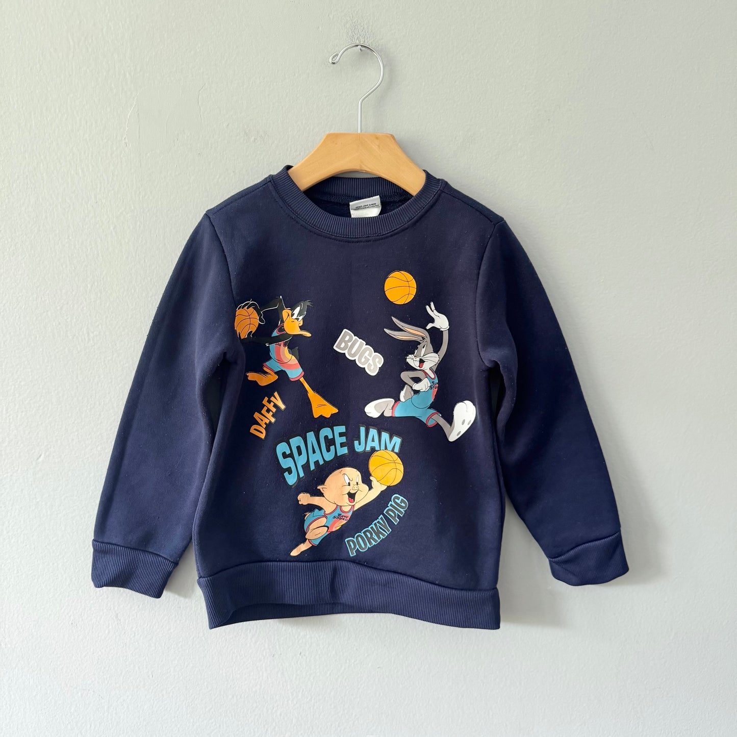 Space Jam / Navy sweatshirt / 6Y