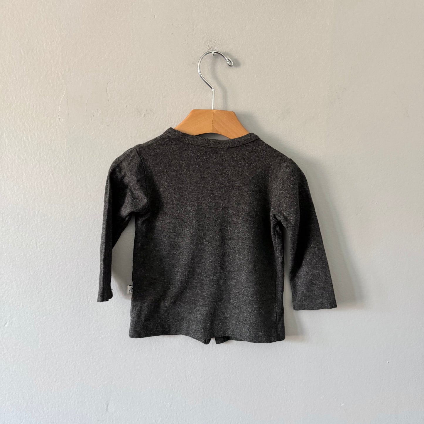 Jax & Lennon / Dark grey cardigan / 0-6M