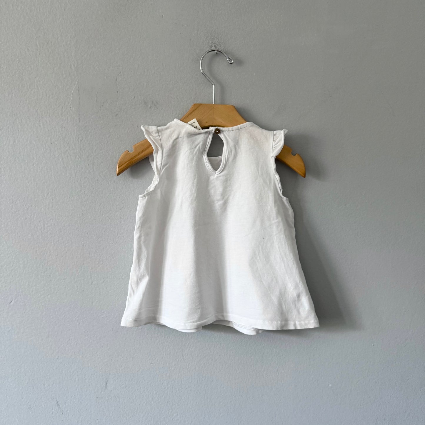 Zara / White tank / 18-24M