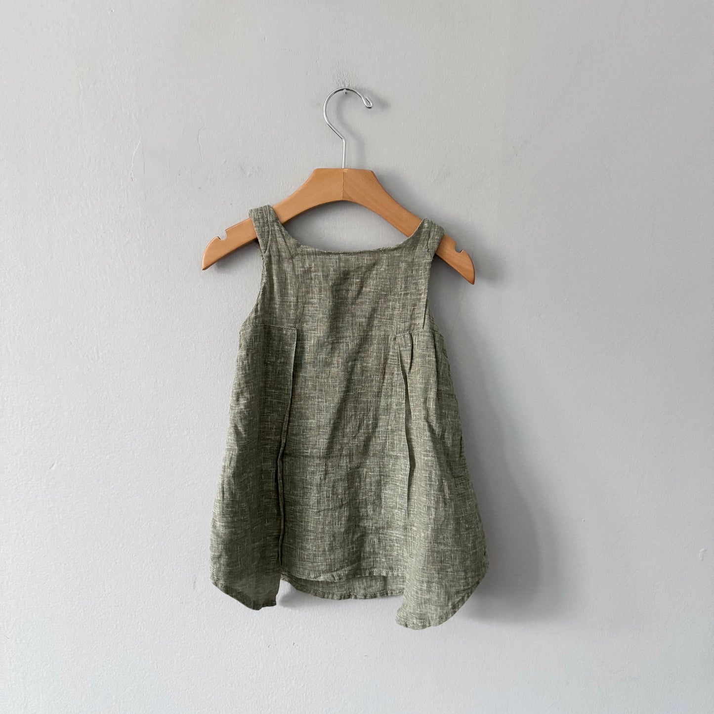 No brand / Cotton x linen dress / 18-24M - New with tag
