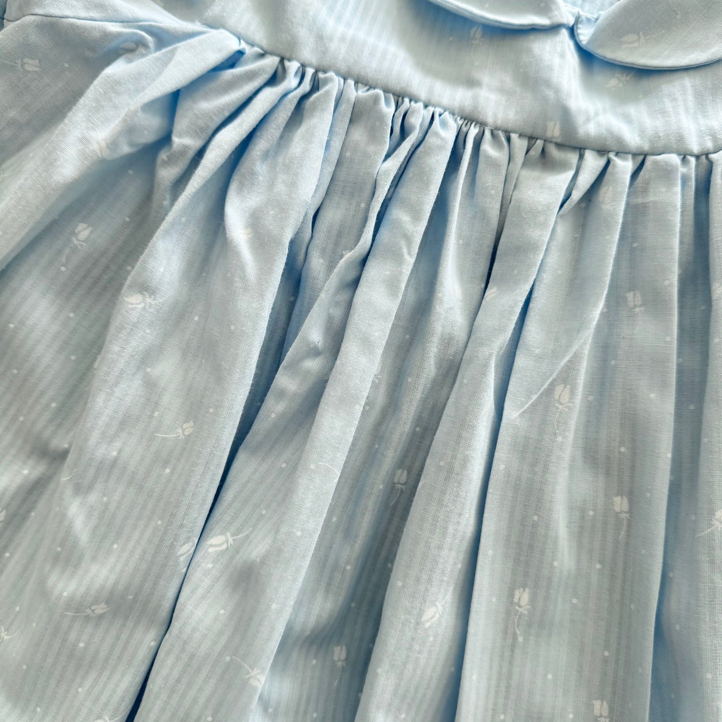 Vintage / Handmade light blue dress / 4-5Y