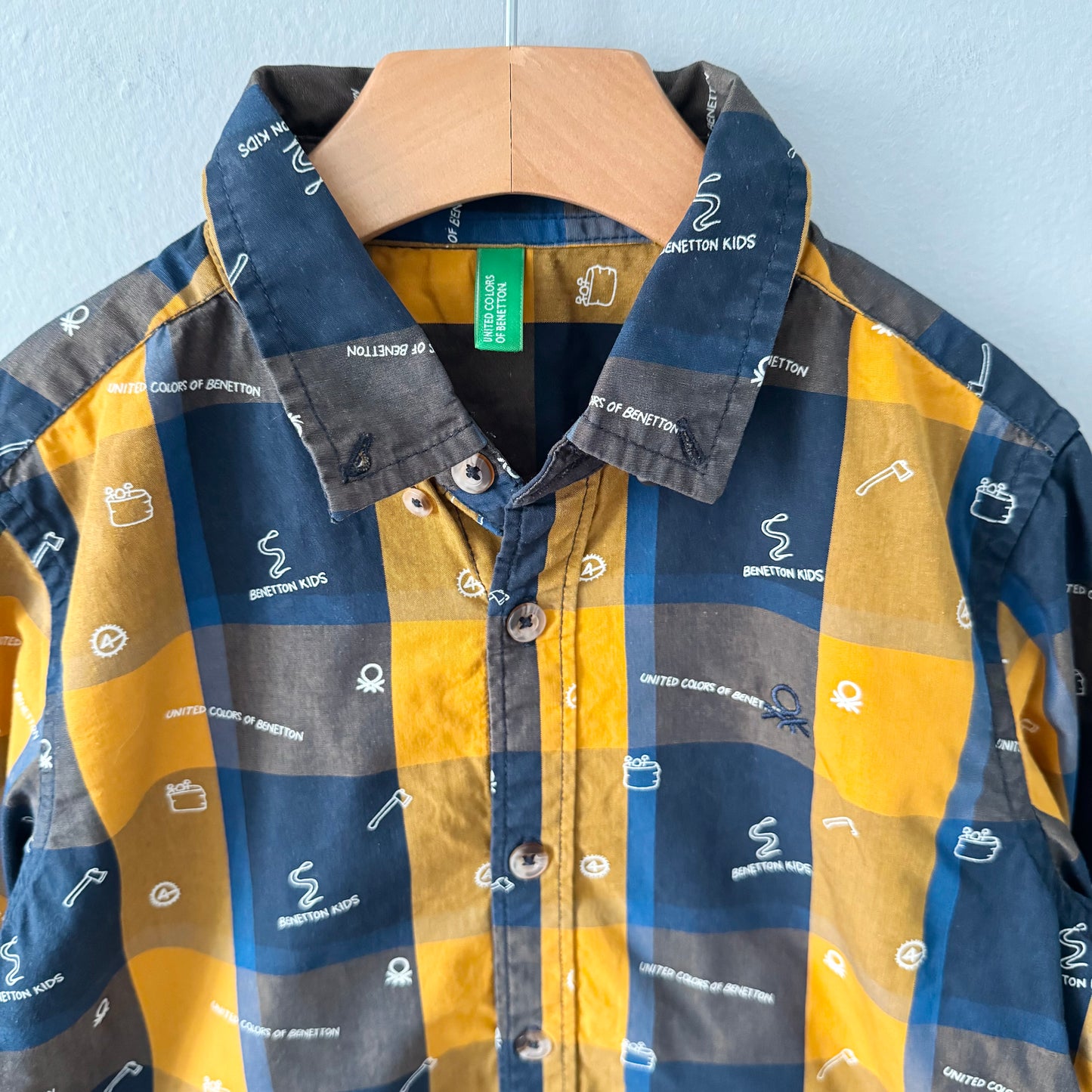 Benetton / Checked shirt / 7Y