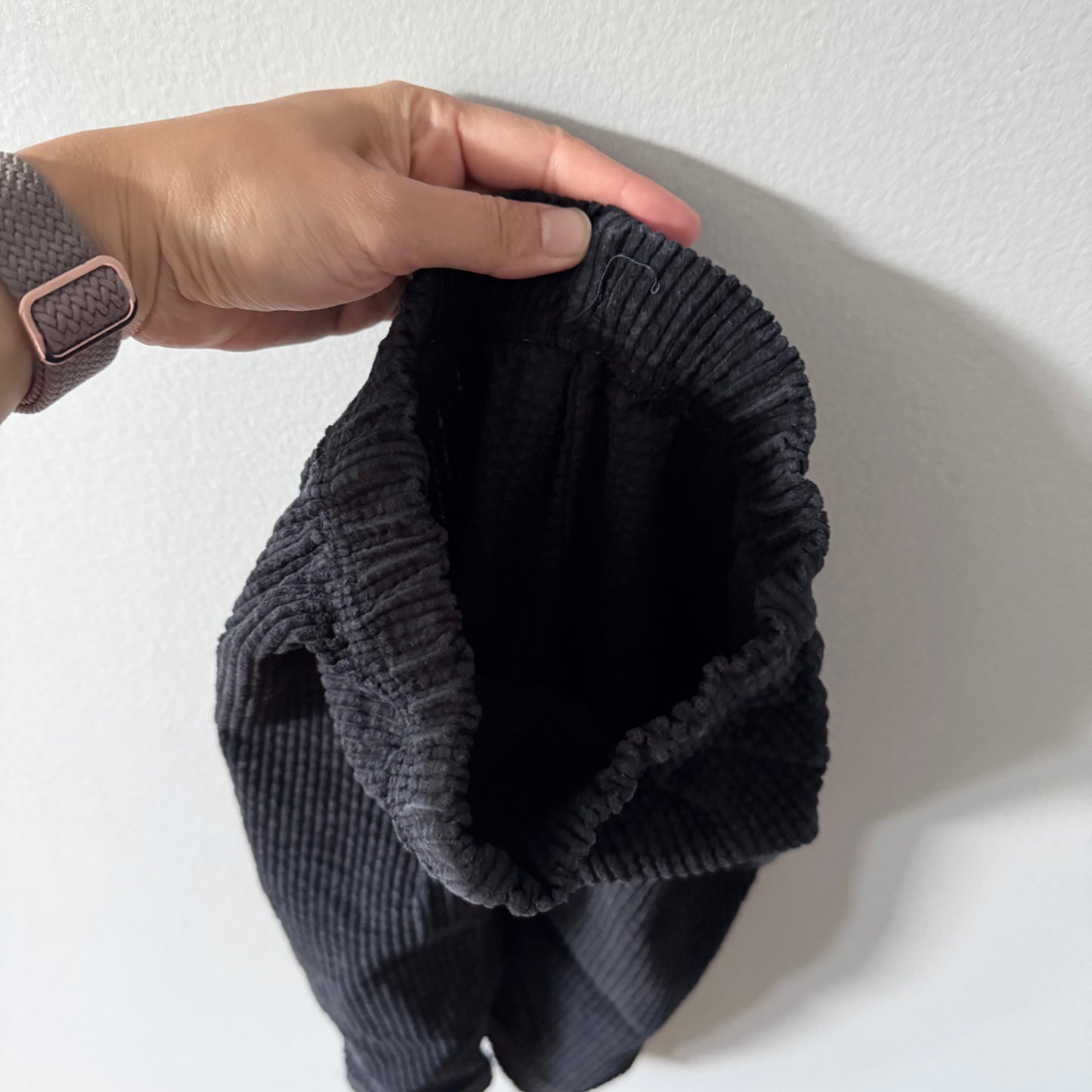 Handmade / Black corduroy pants / 18M