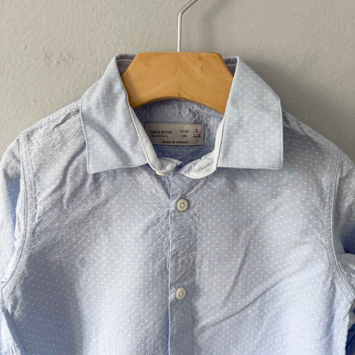 Zara / Blue dress shirt / 5Y
