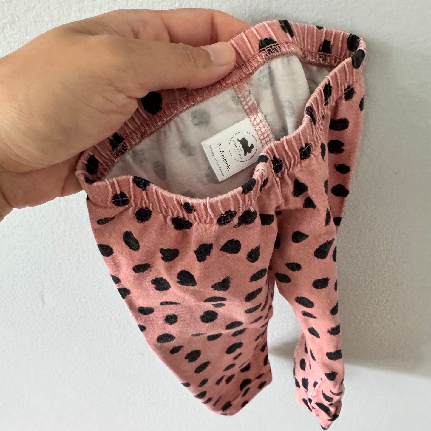 Little & Lively / Brown leggings / 3-6M
