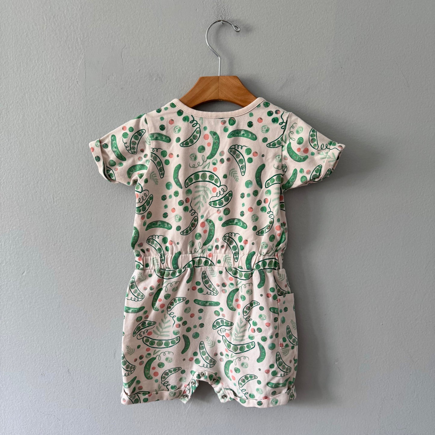 Deux par deux / Bean short sleeve romper / 24M
