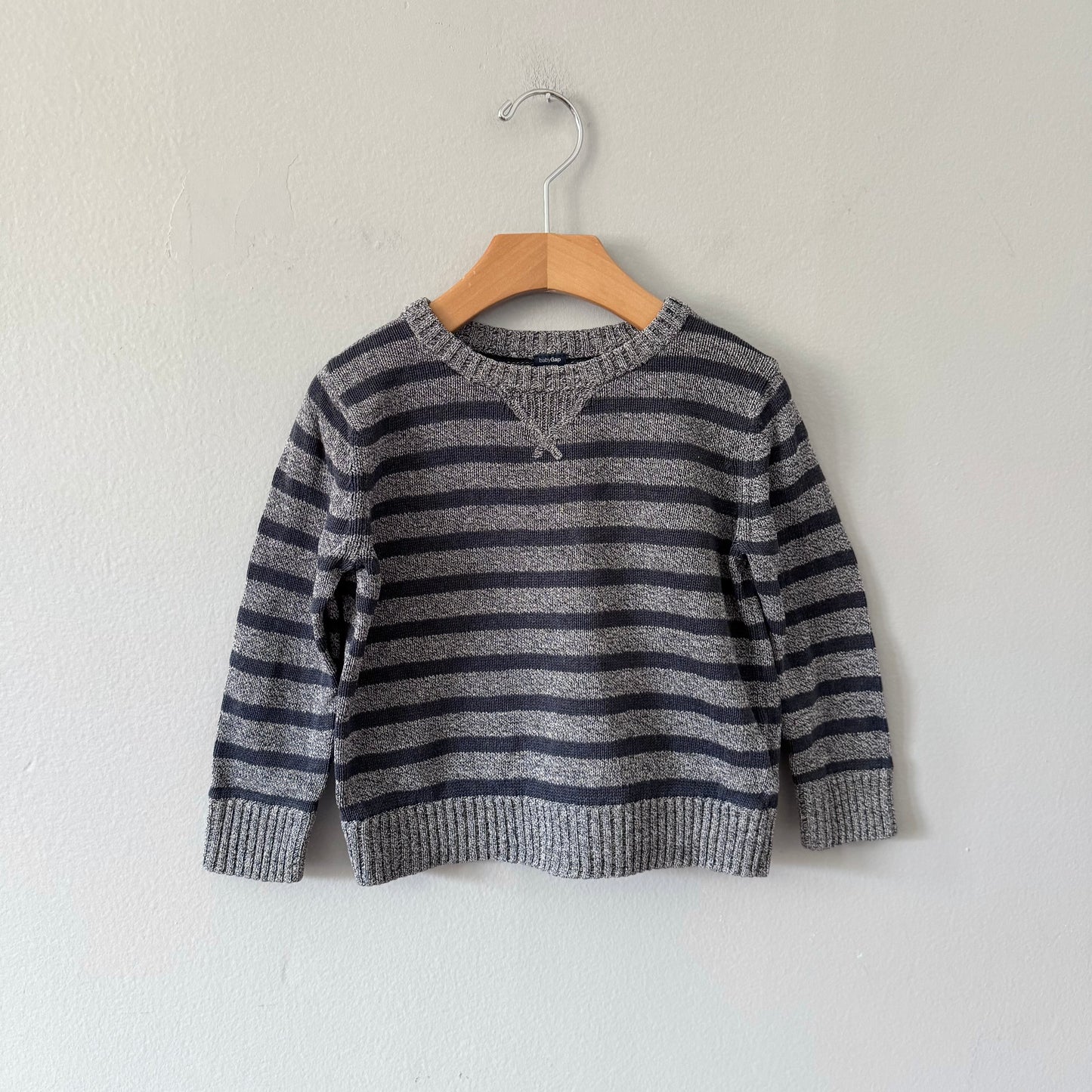 Gap / Grey stripe knit pullover / 18-24M