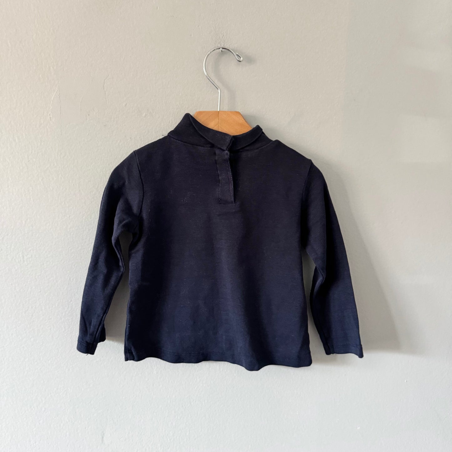 Zara / Col roulé manches longues marine / 18-24 mois