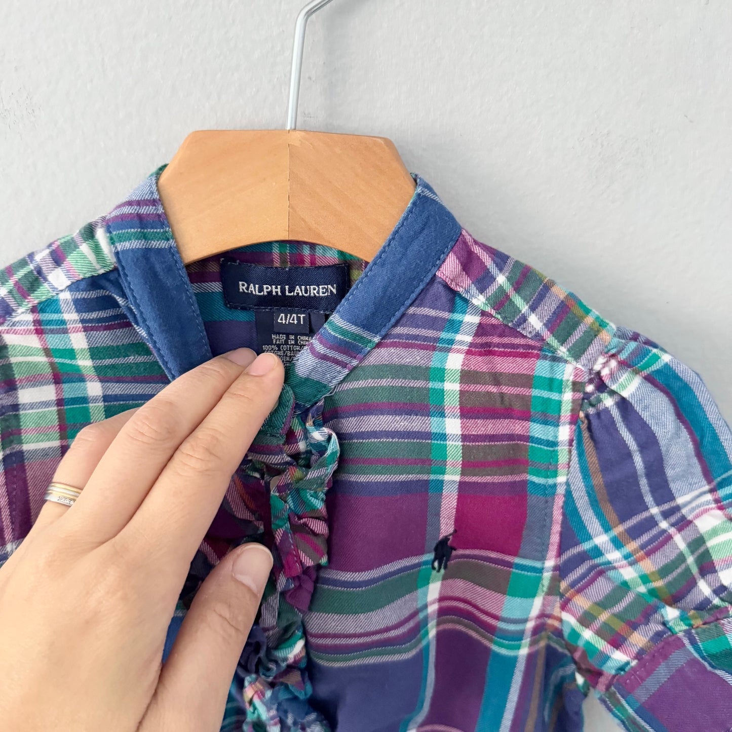 Polo Ralph Lauren / Plaid dress / 4T