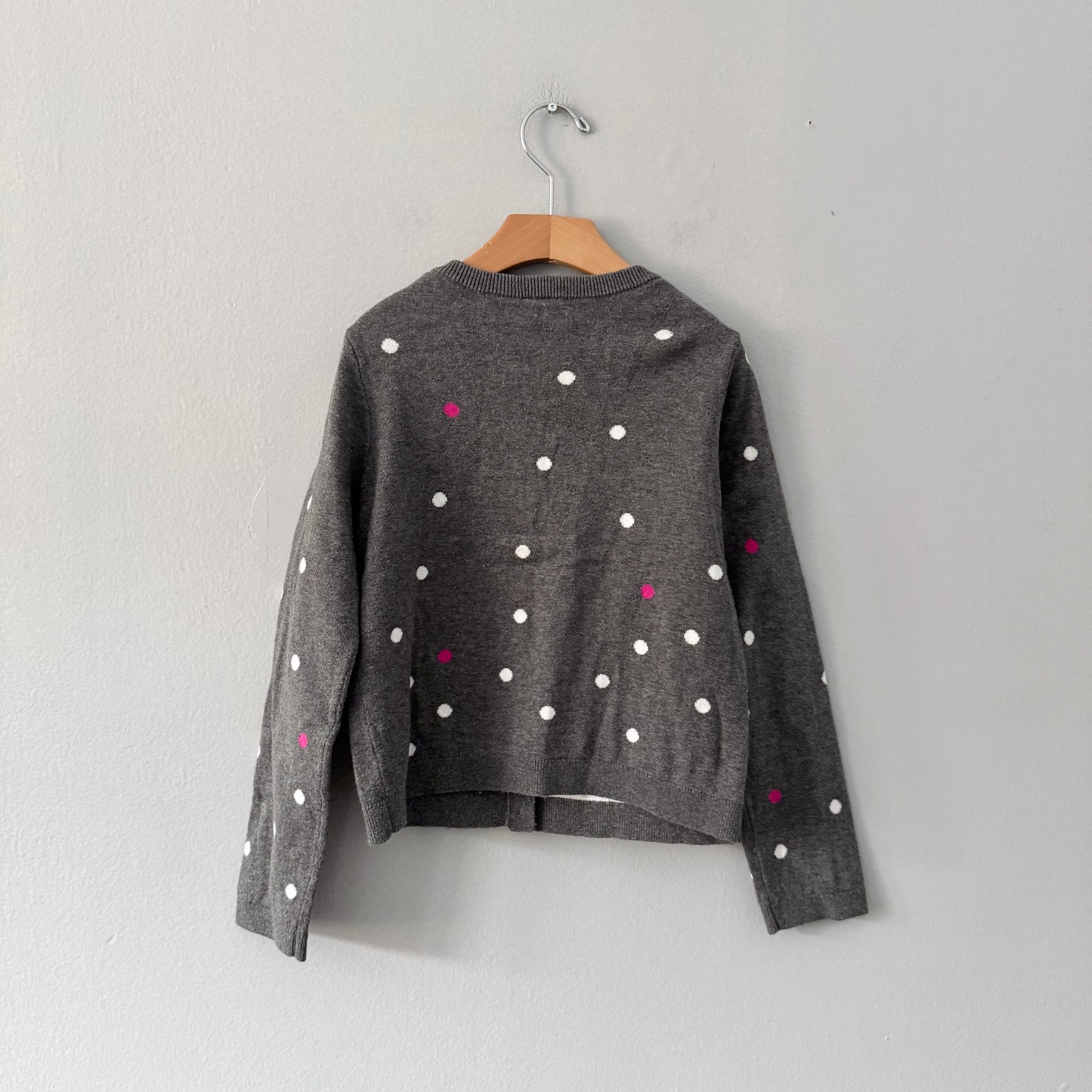 Jacadi / Dark grey cotton cardigan / 8Y