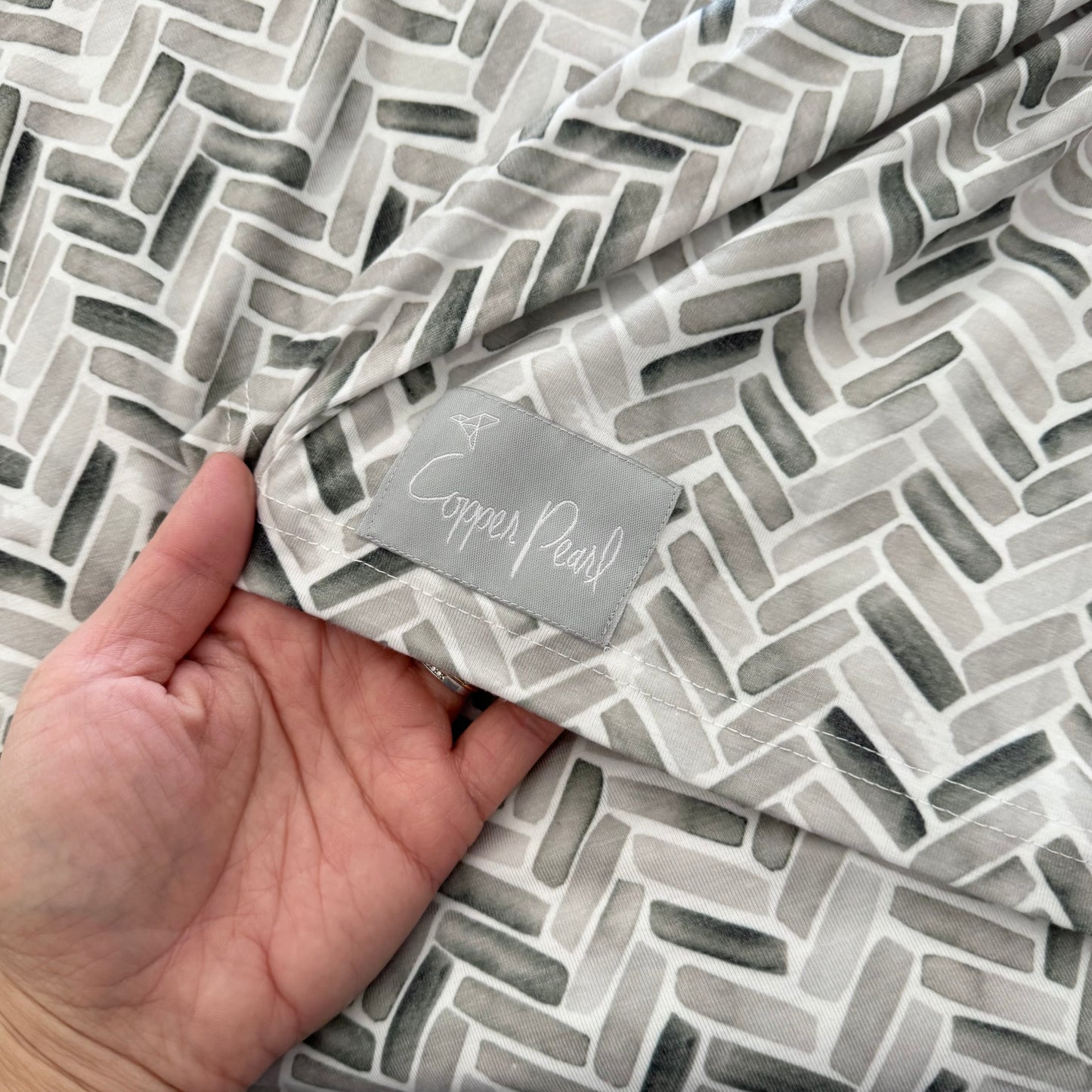 Housse de siège auto/capote d'allaitement Copper Pearl – Gris