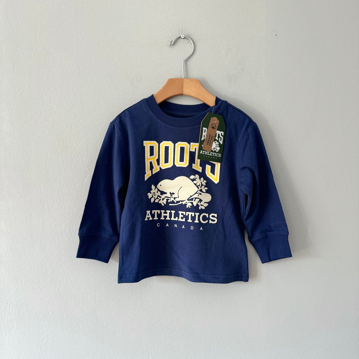 Roots / Blue long sleeve T-shirt / 2T - New with tag